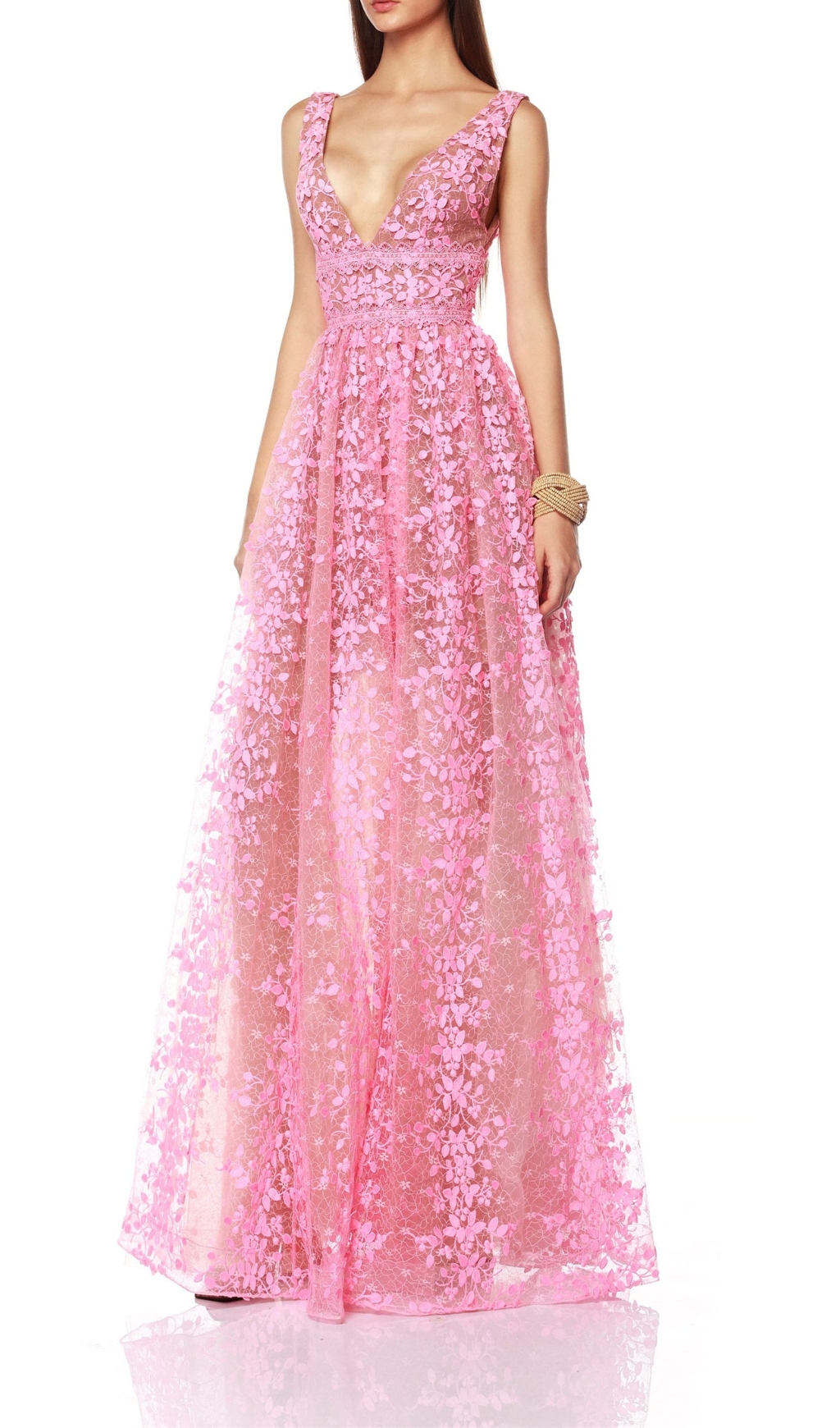 Baby Pink Lace Gown