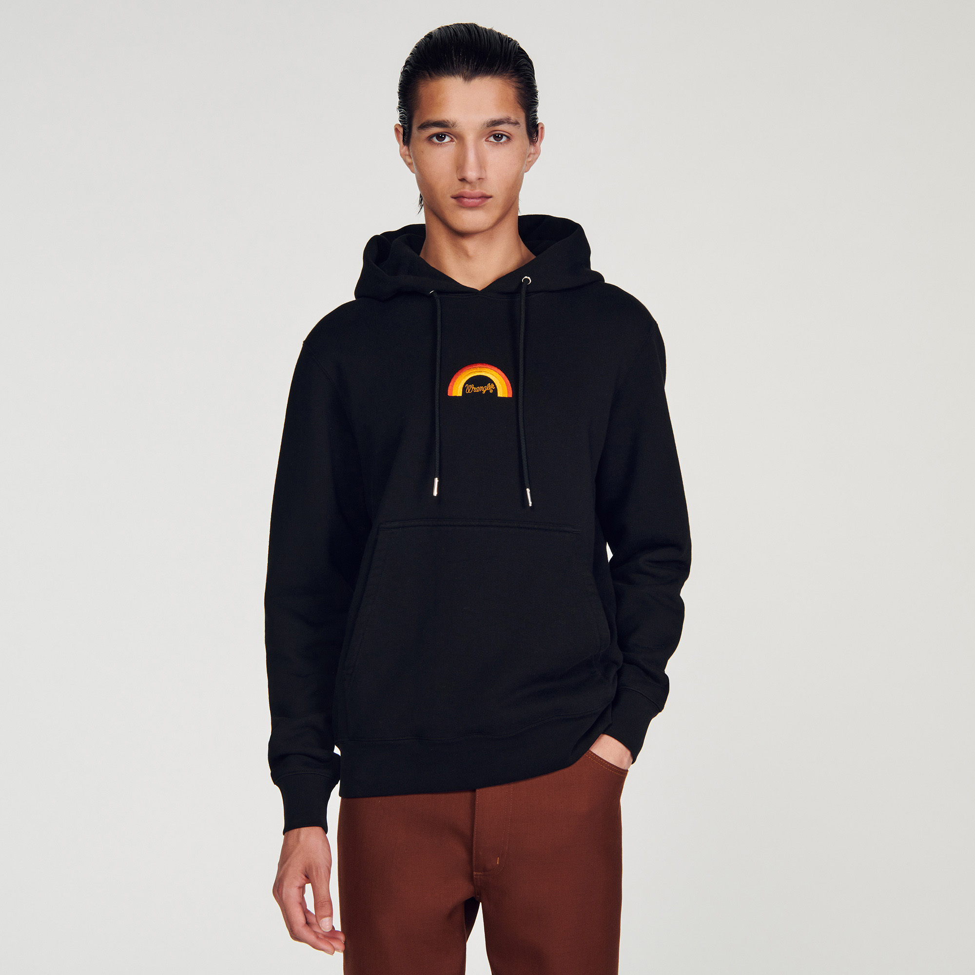 Fleece hoodie SANDROxWRANGLER