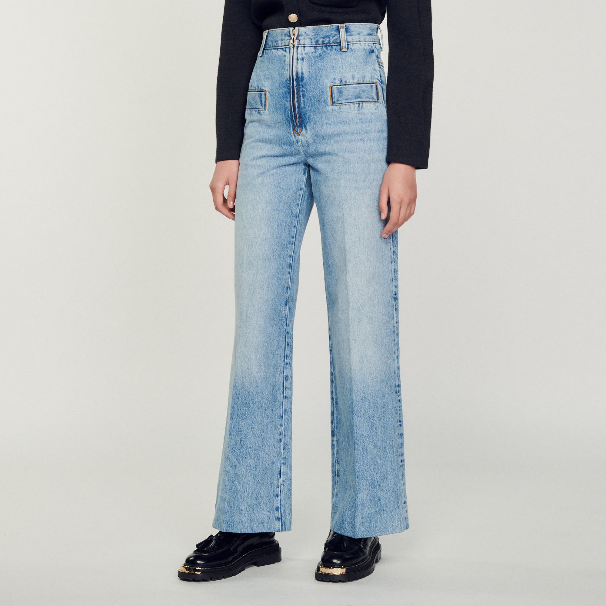 Wide-leg jeans