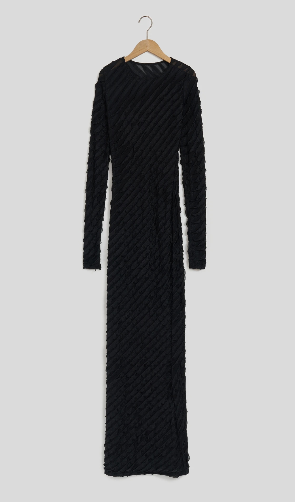 Tied Bodycon Dress in black