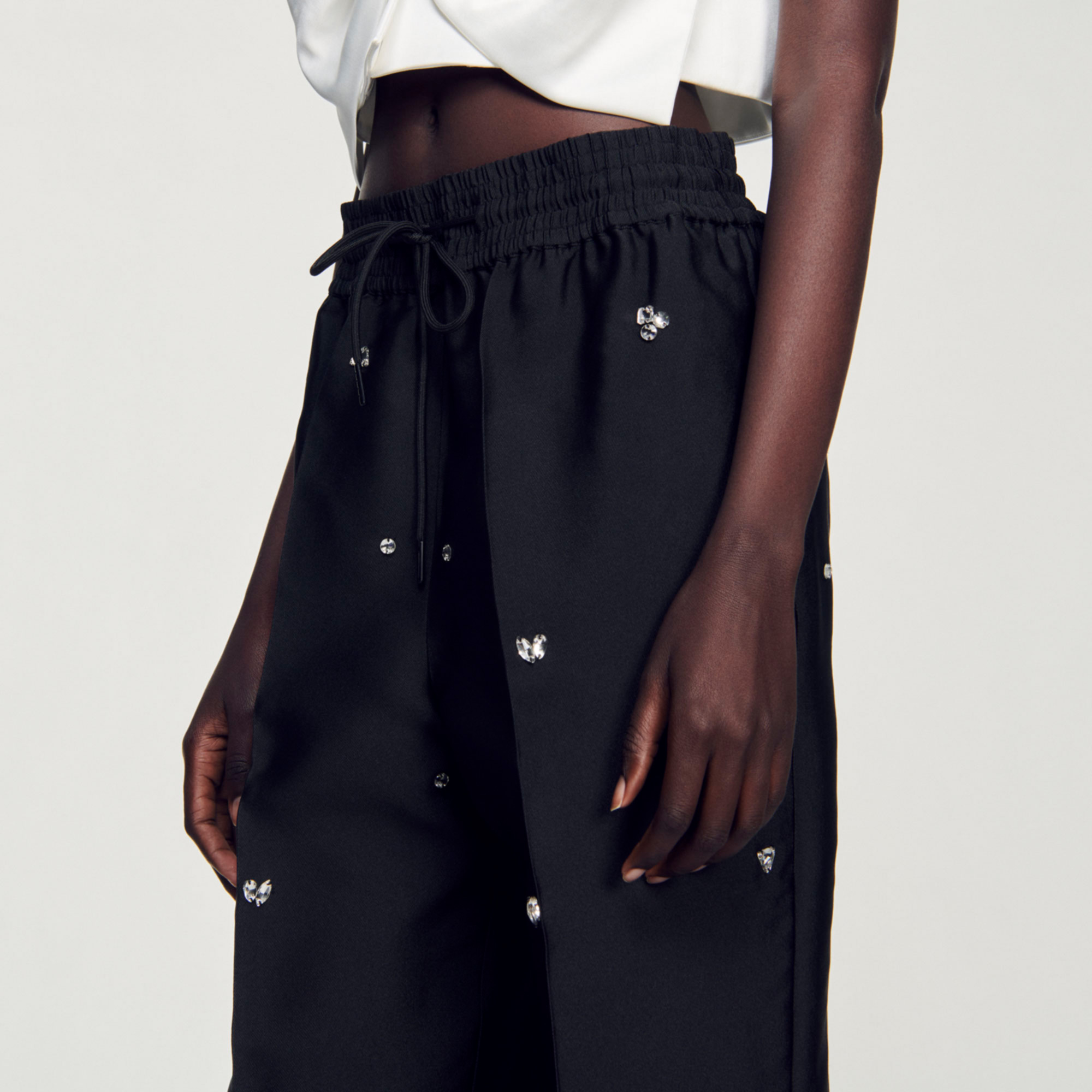 Rhinestone trousers