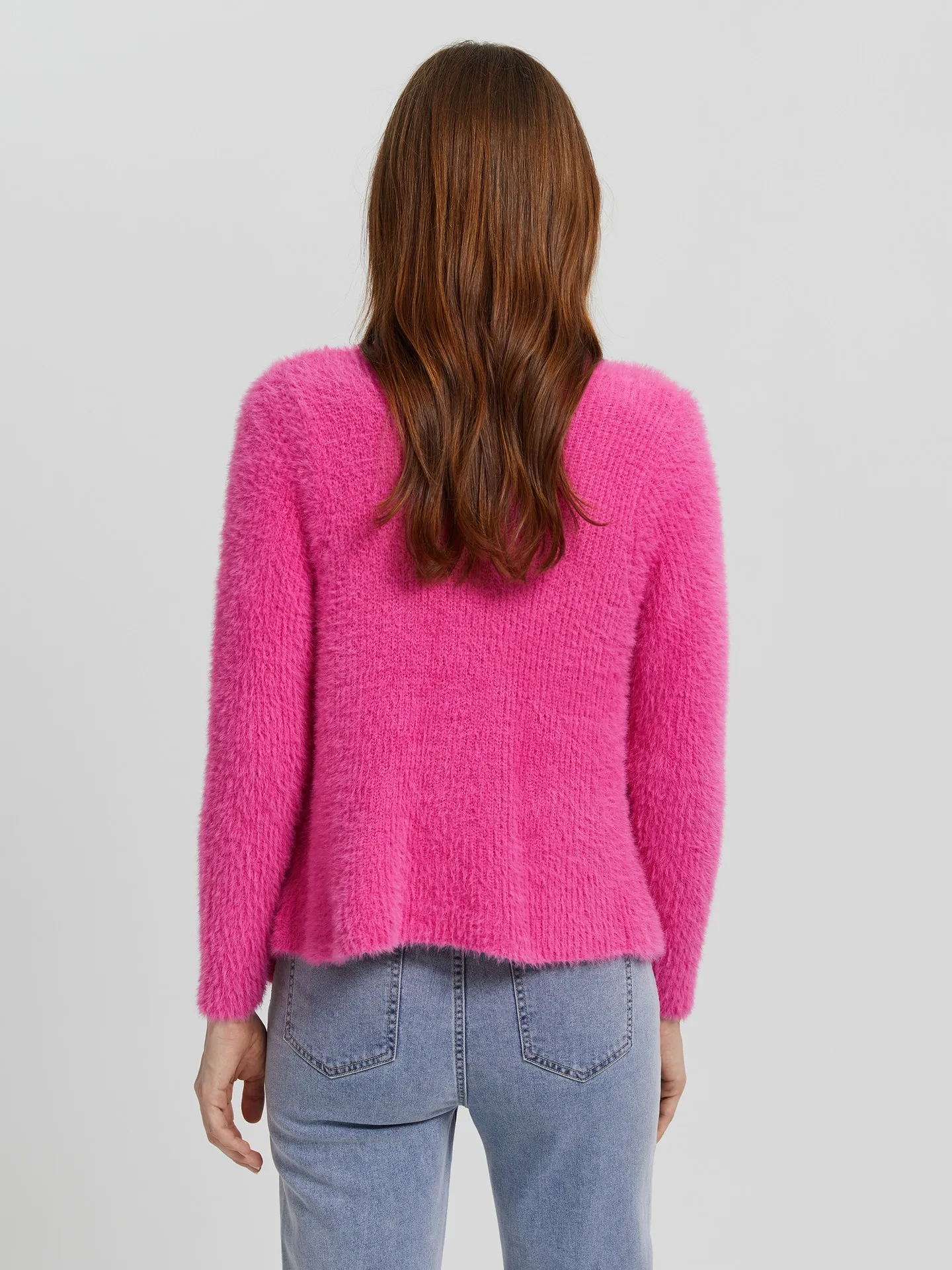 Knit Cardigan IN Red