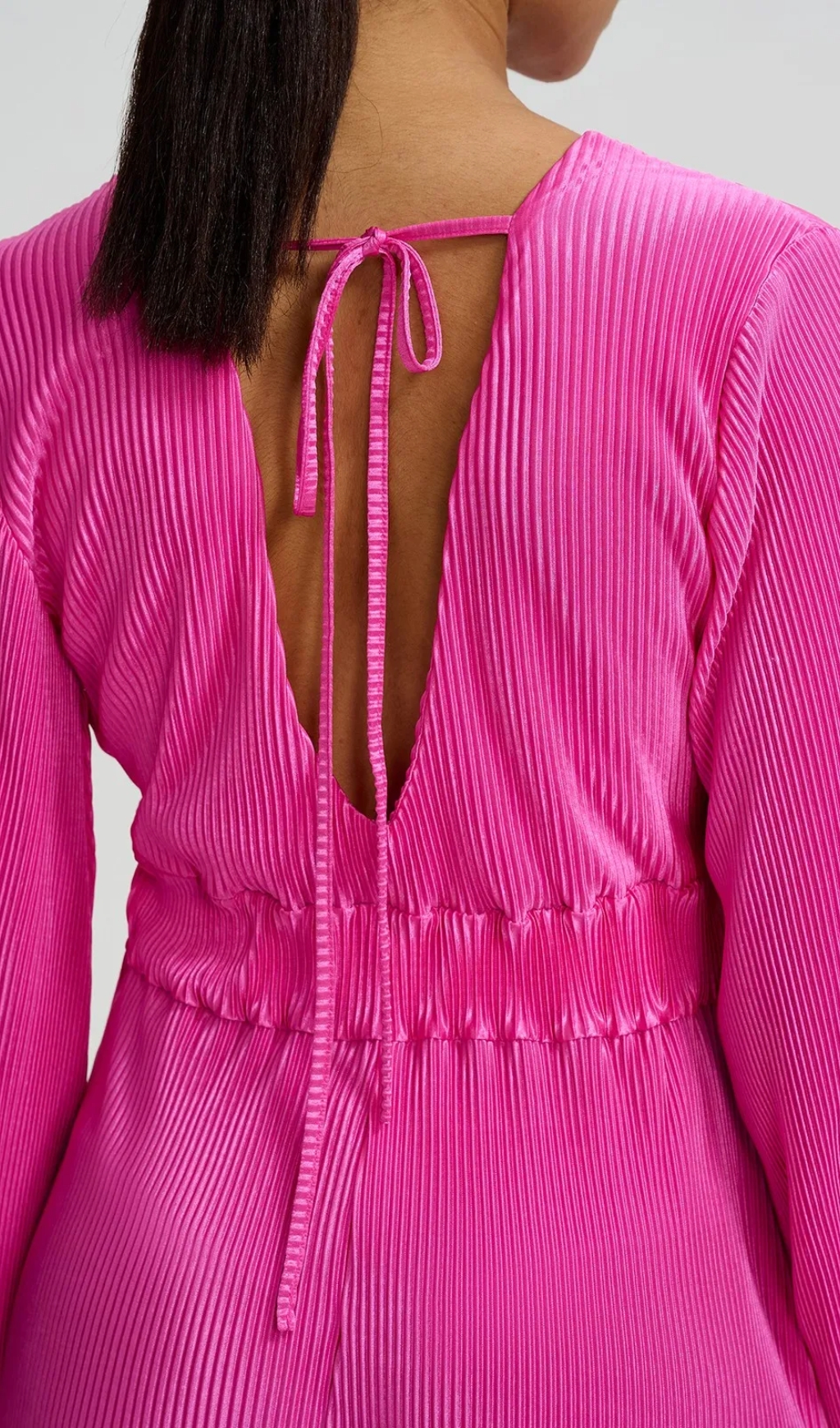 Knotted Jumpsuit in pot pink