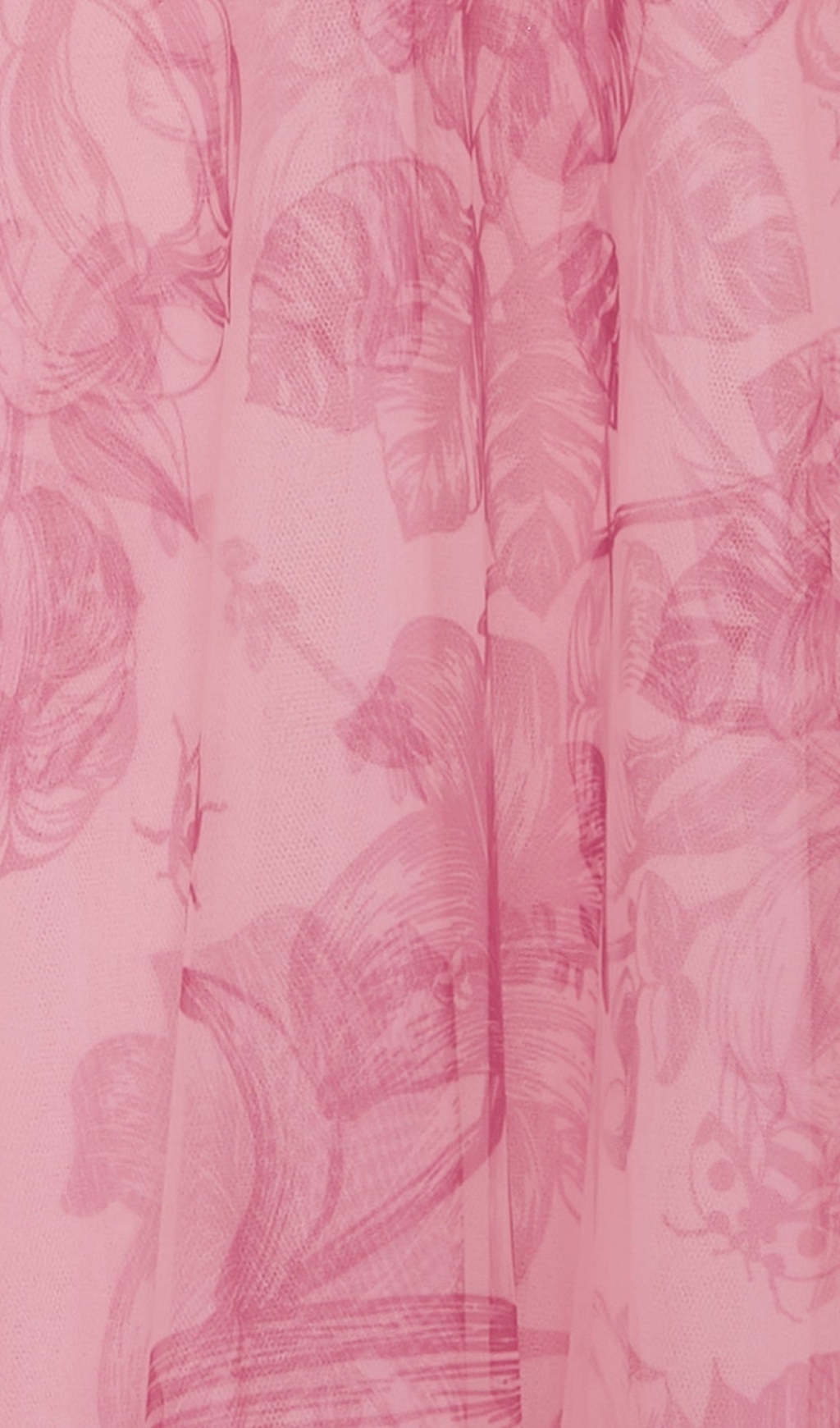 PINK STRAPLESS FLORAL MAXI DRESS