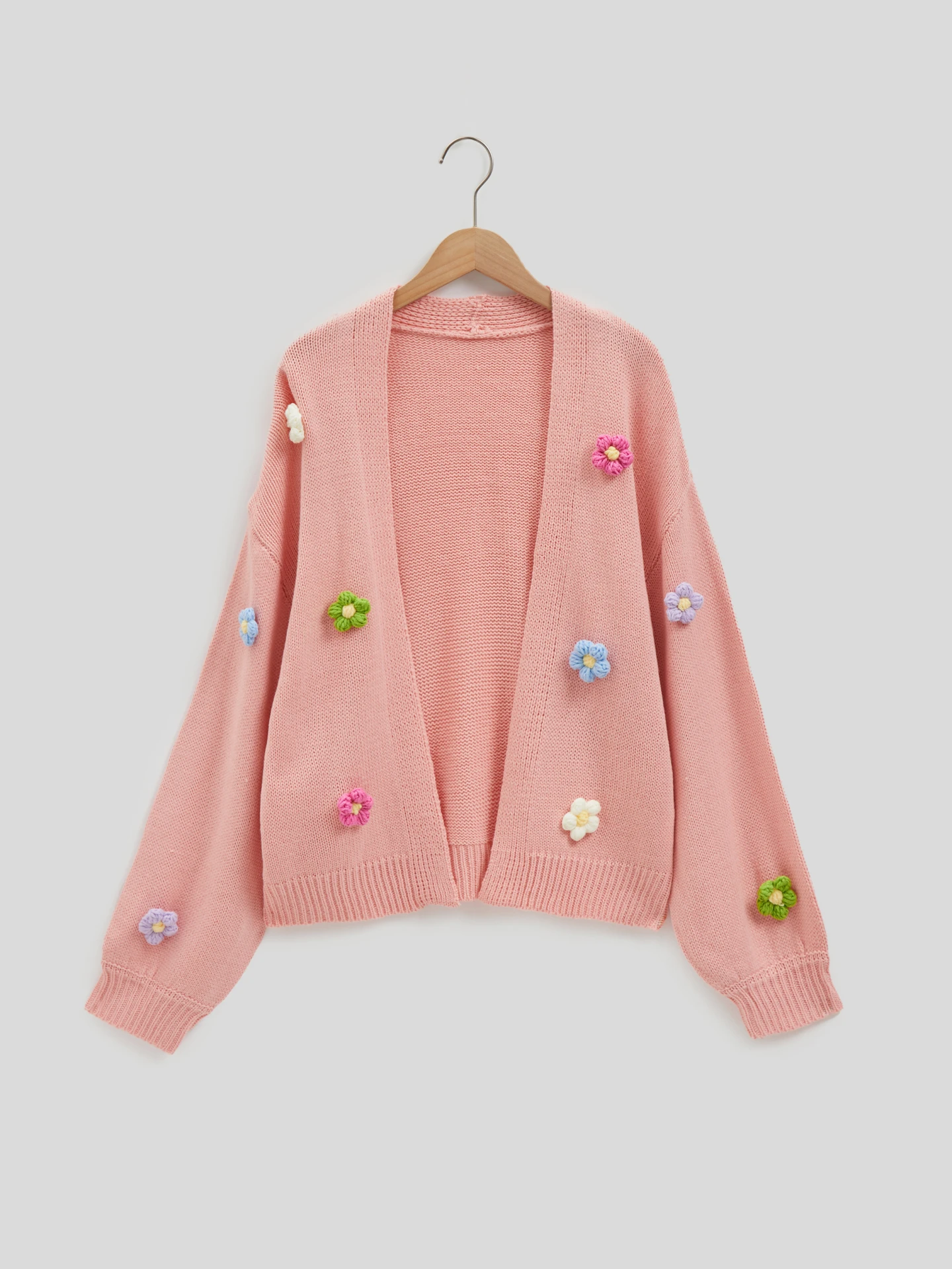 Knit Cardigan IN Pink
