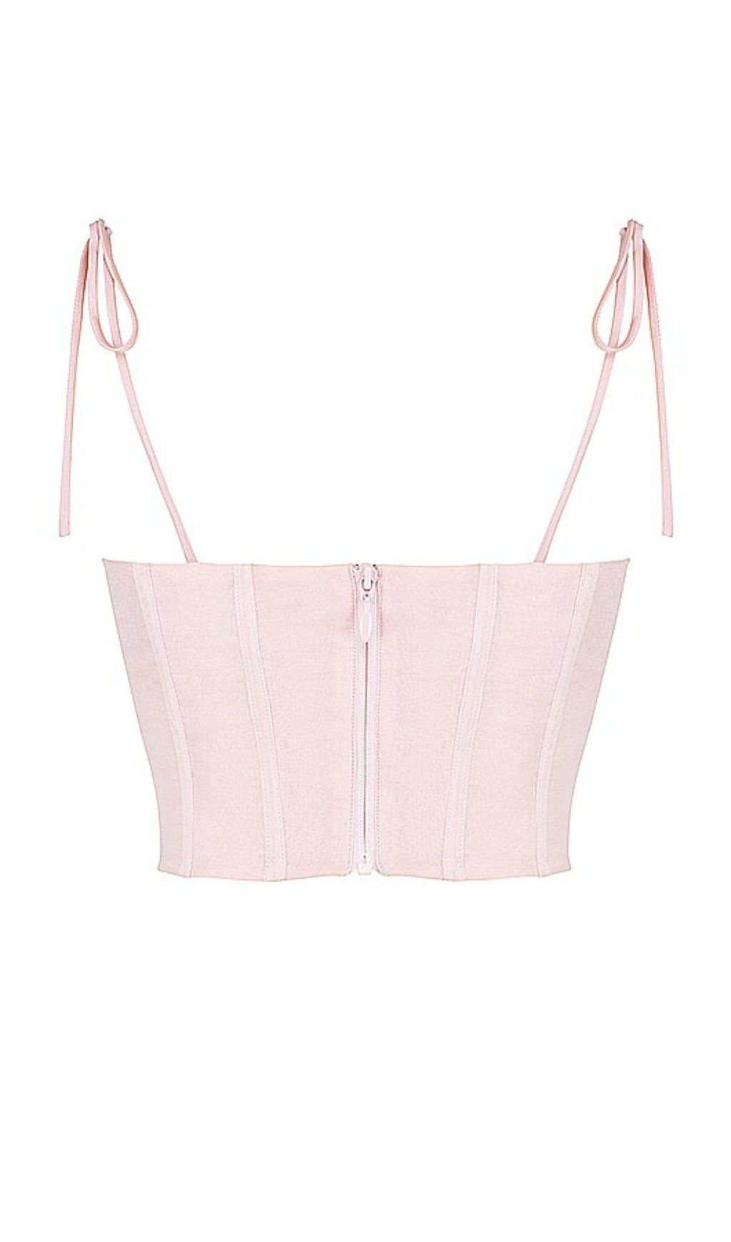 LACE PARTY SUPER SHORT SLEEVELESS TOP