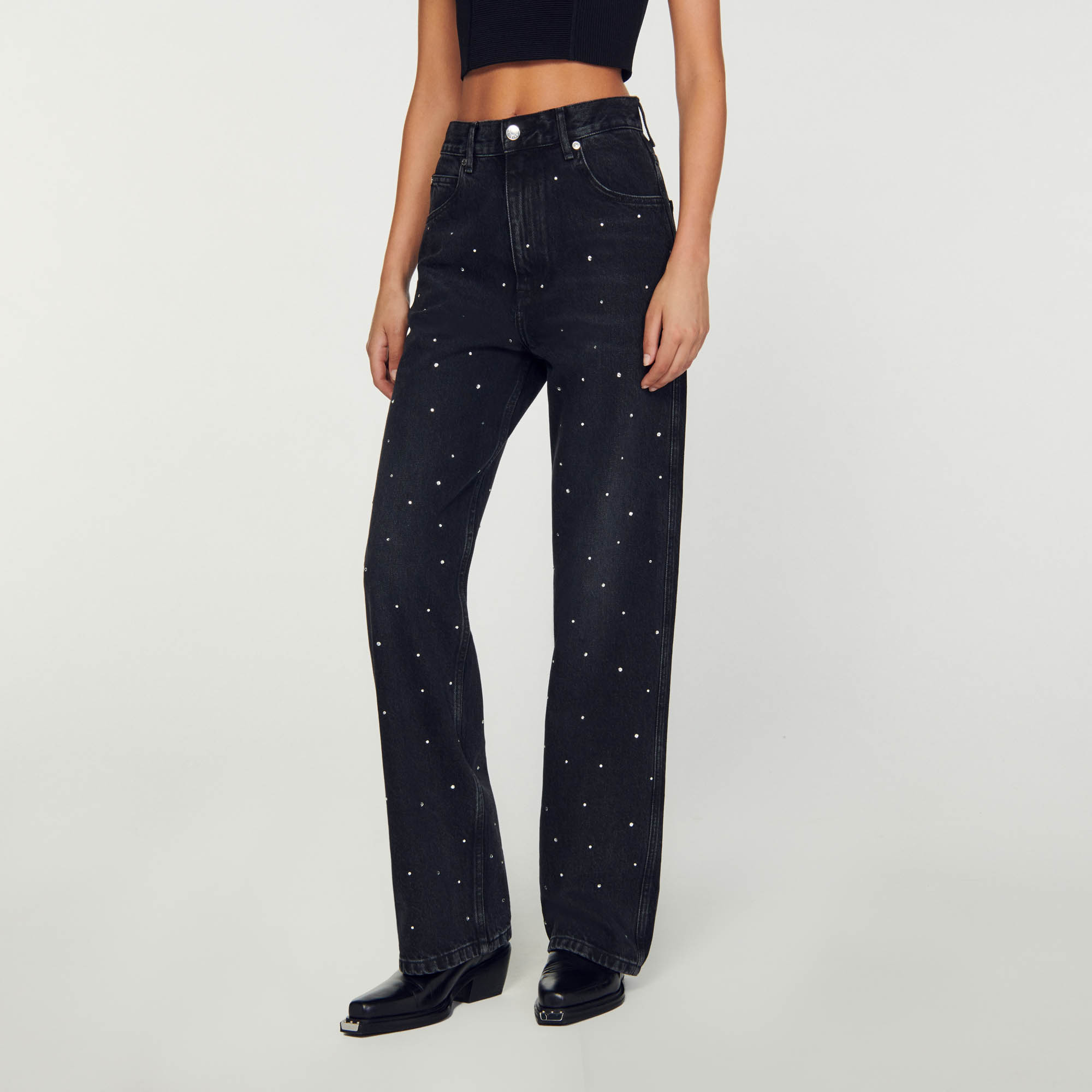 Rhinestone jeans