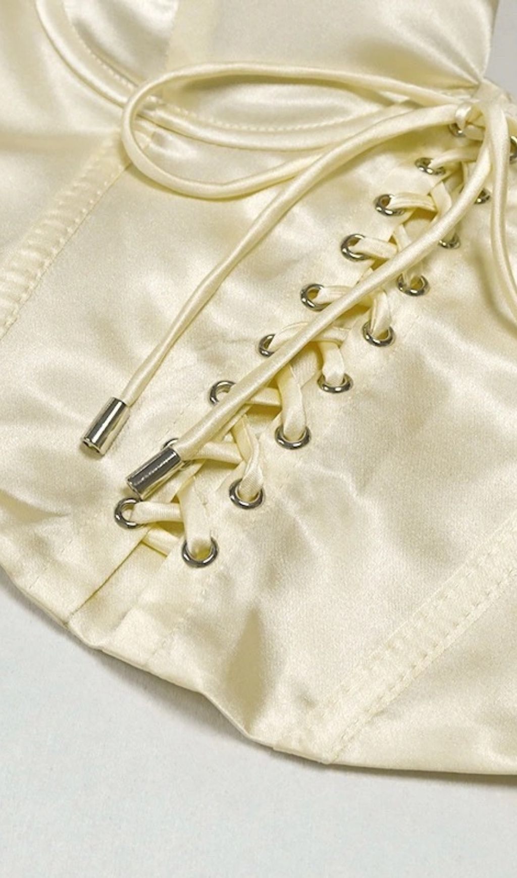 Halter satin camisole top.