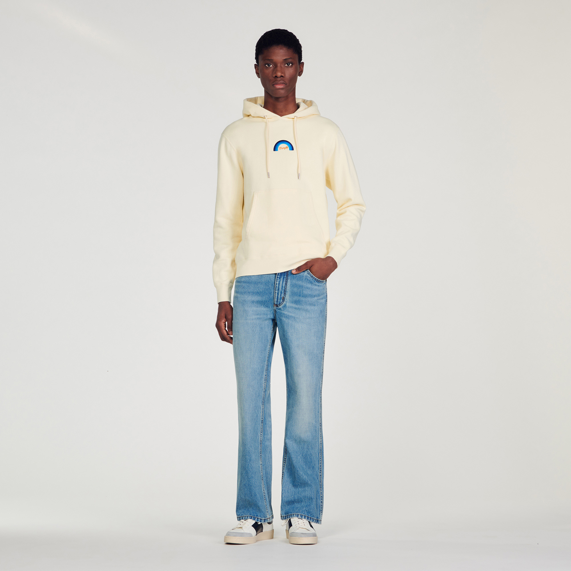 Fleece hoodie SANDROxWRANGLER