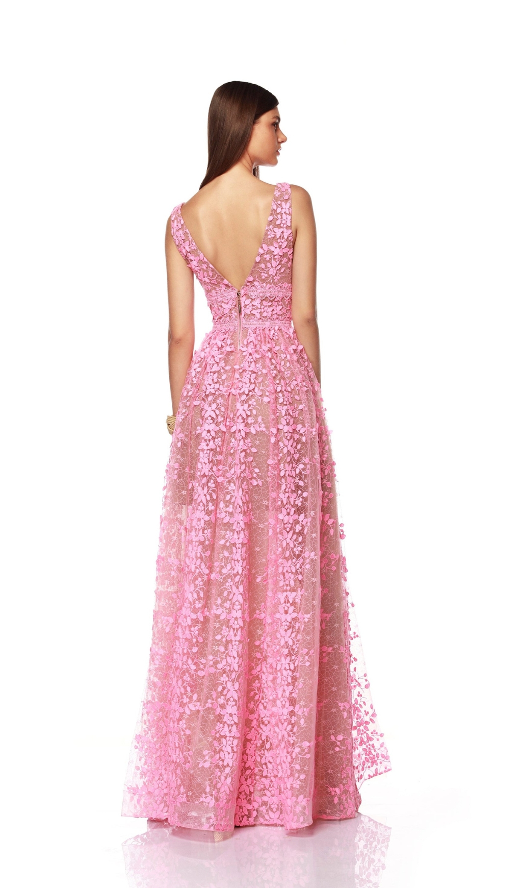 Baby Pink Lace Gown