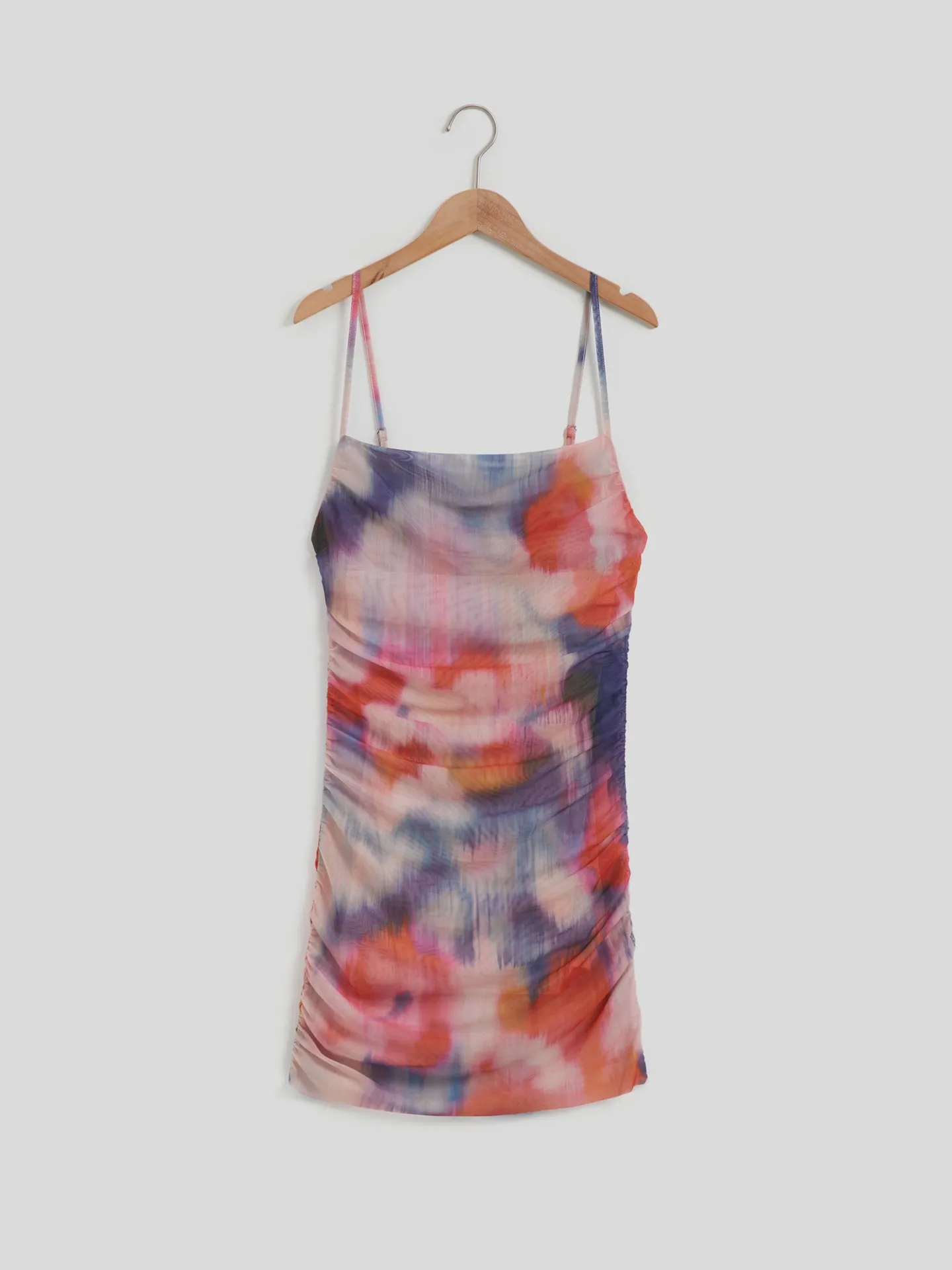 Gathered Bodycon Dress in Multicolor