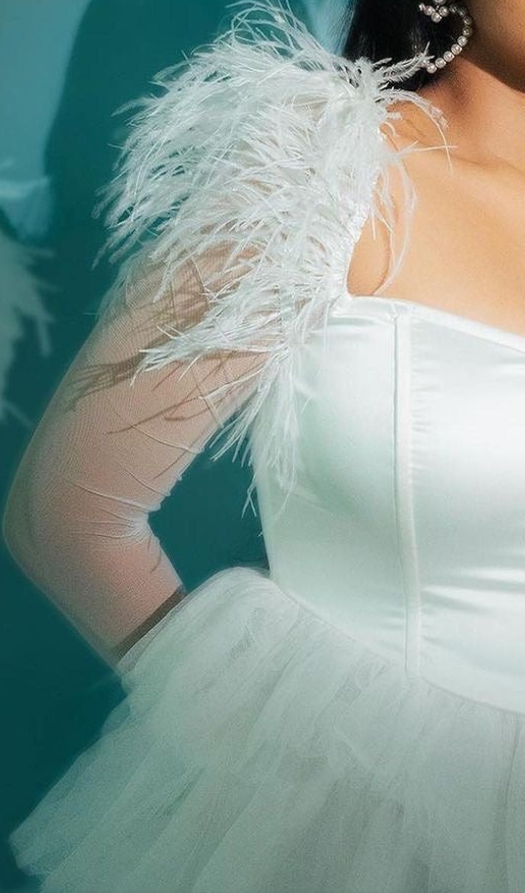 WHITE CORSET MINI DRESS