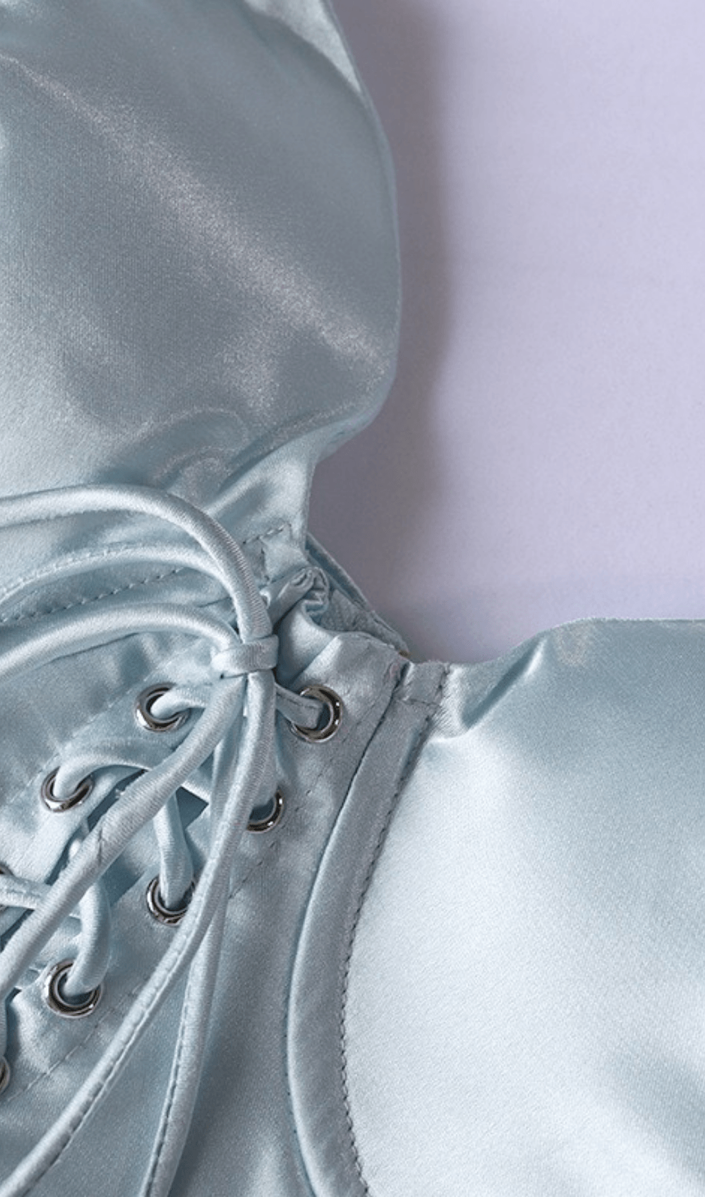 Halter satin camisole top.