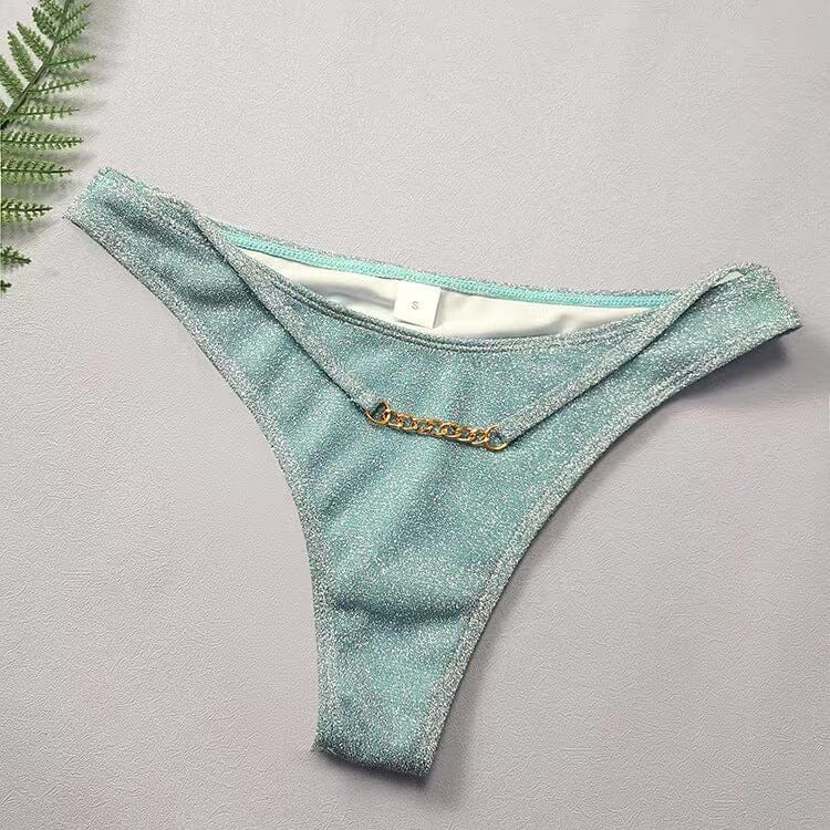 CUTOUT BANDEAU BIKINI SUIT