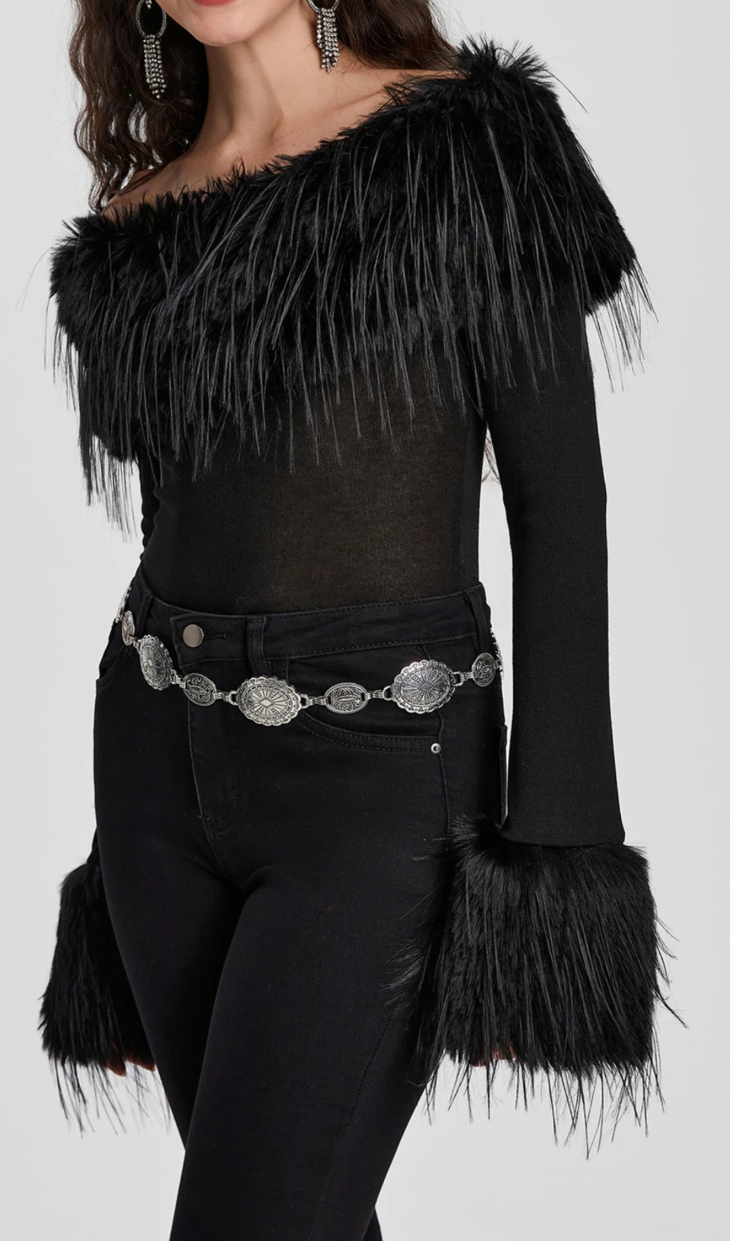 Sheer Pullover T-Shirt In Black