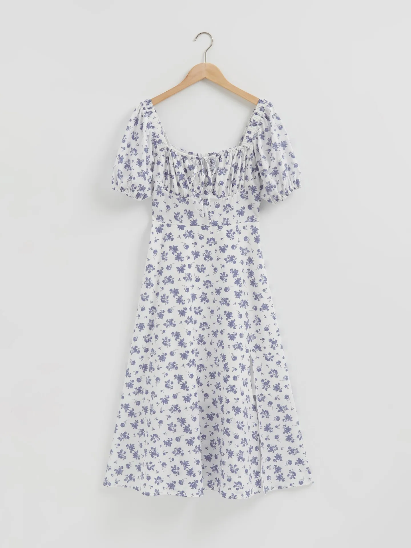Flower Print A-line Dress IN