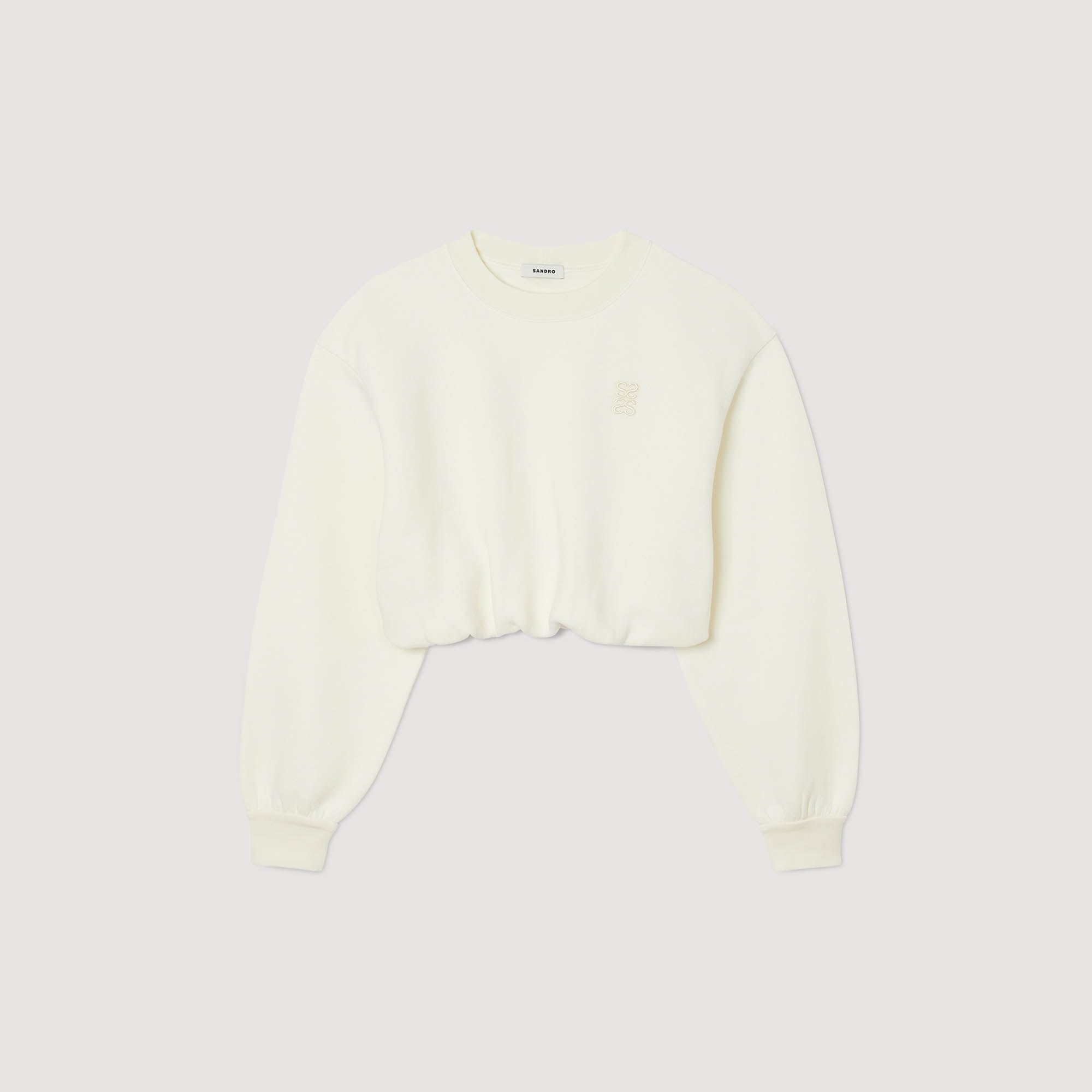 Cropped sweatshirt
