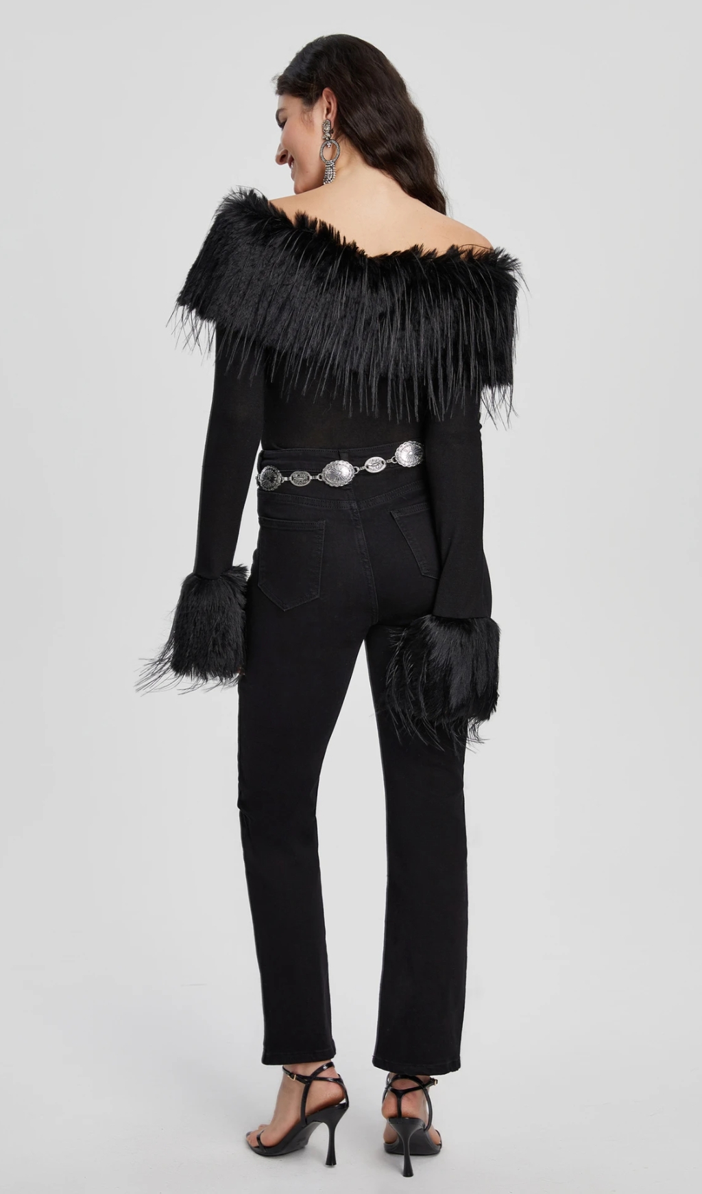 Sheer Pullover T-Shirt In Black