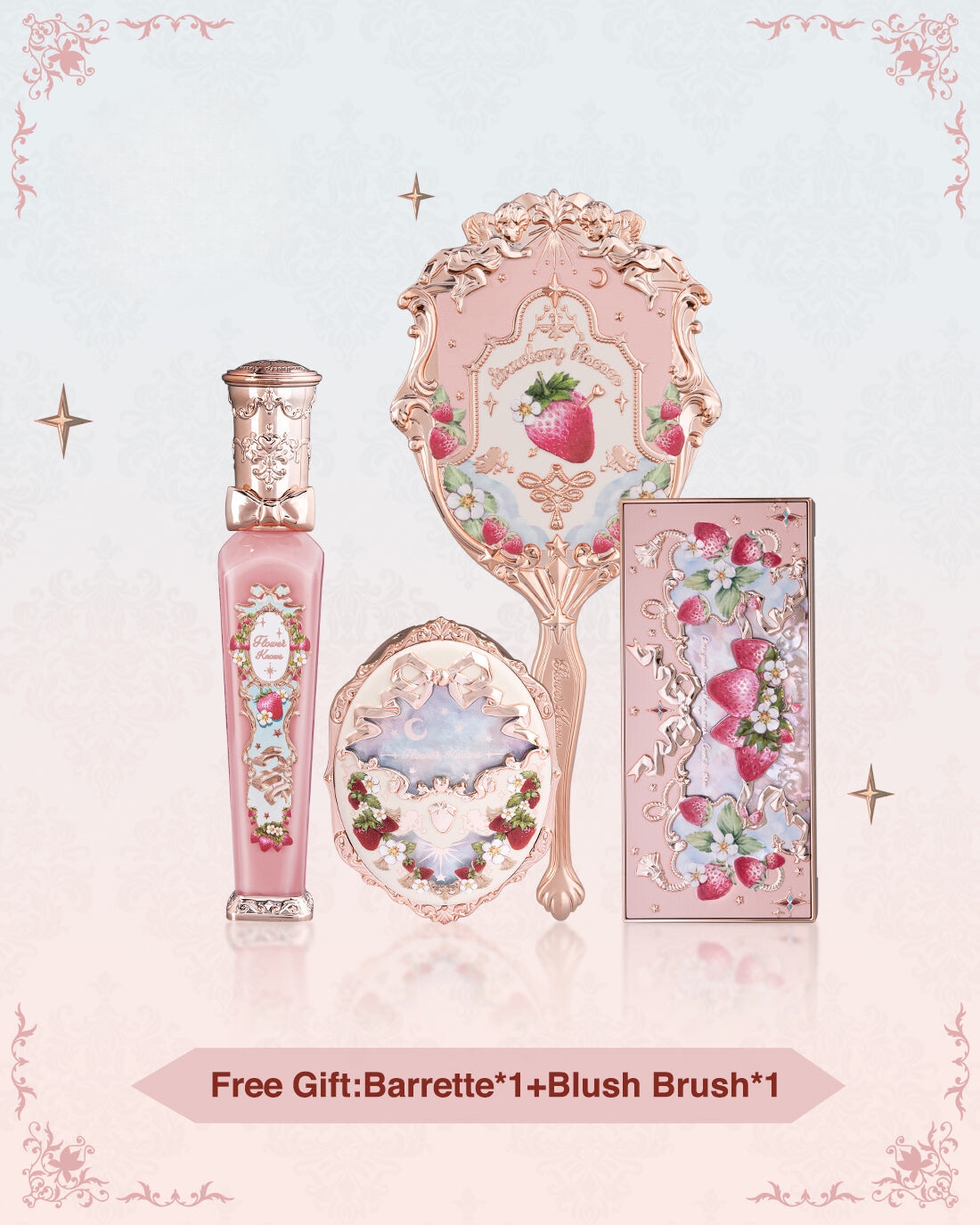 Strawberry Rococo Gift Set