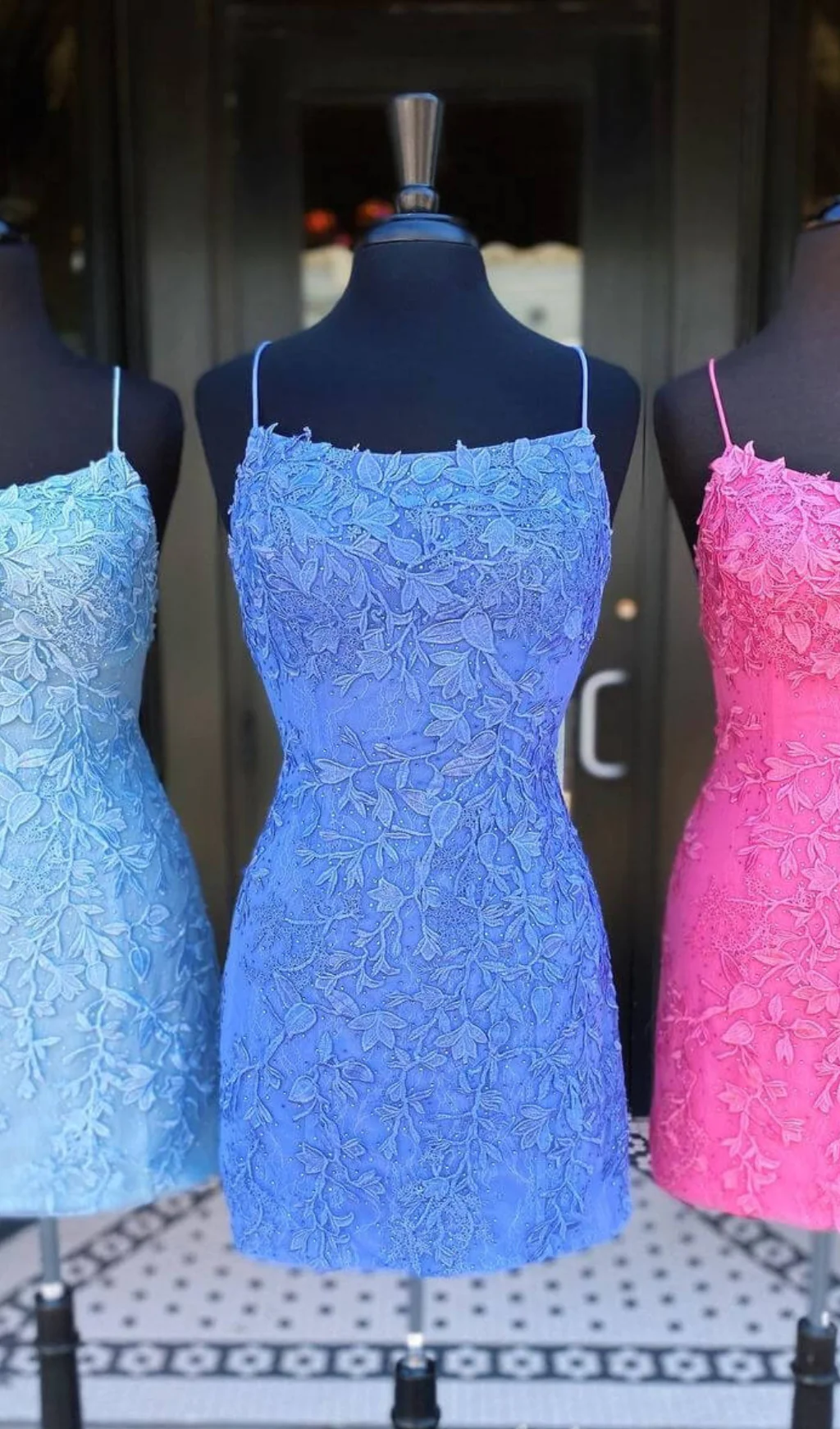 Bodycon Lace Cocktail Dresses Tight Homecoming Mini Party Dress SD1240