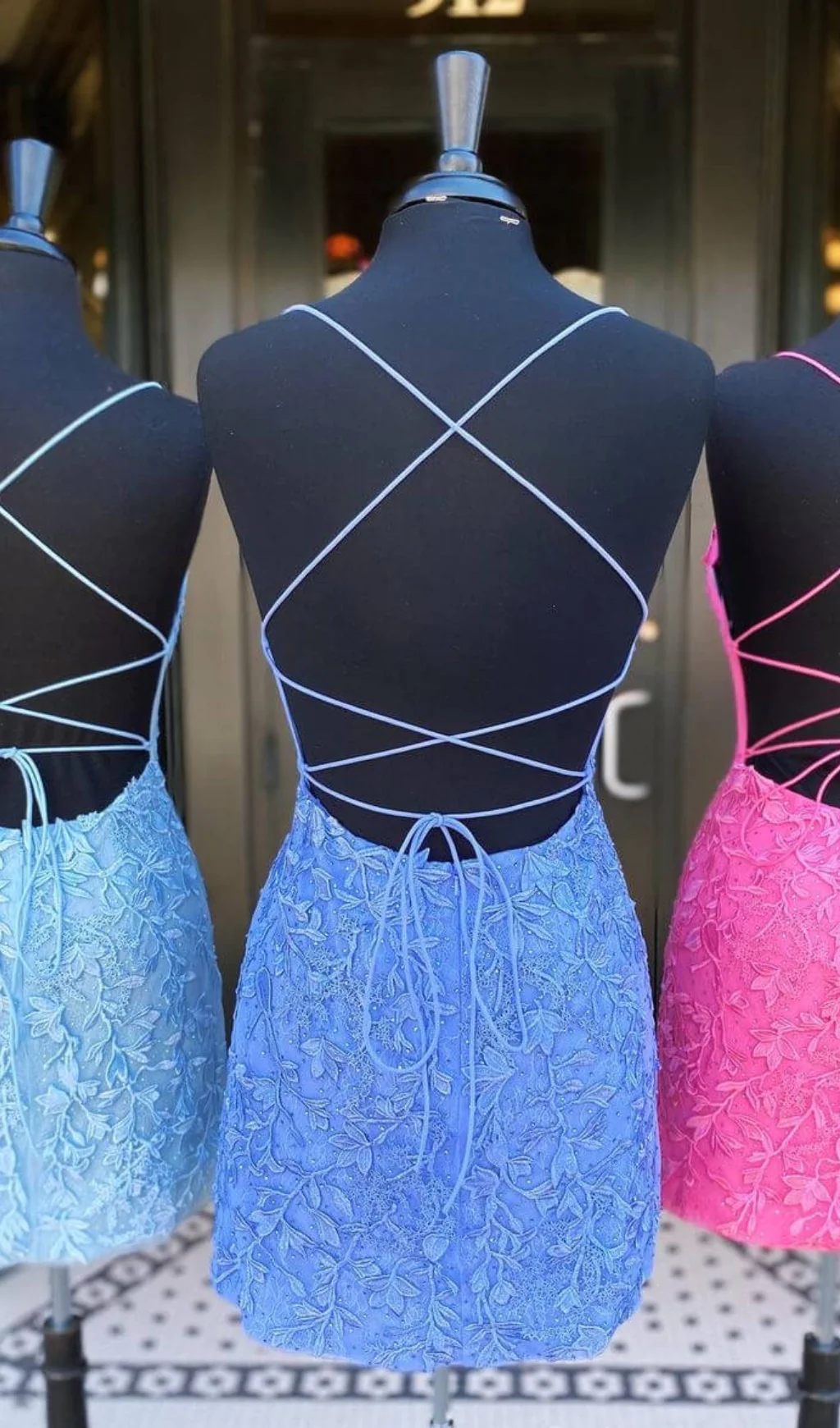 Bodycon Lace Cocktail Dresses Tight Homecoming Mini Party Dress SD1240