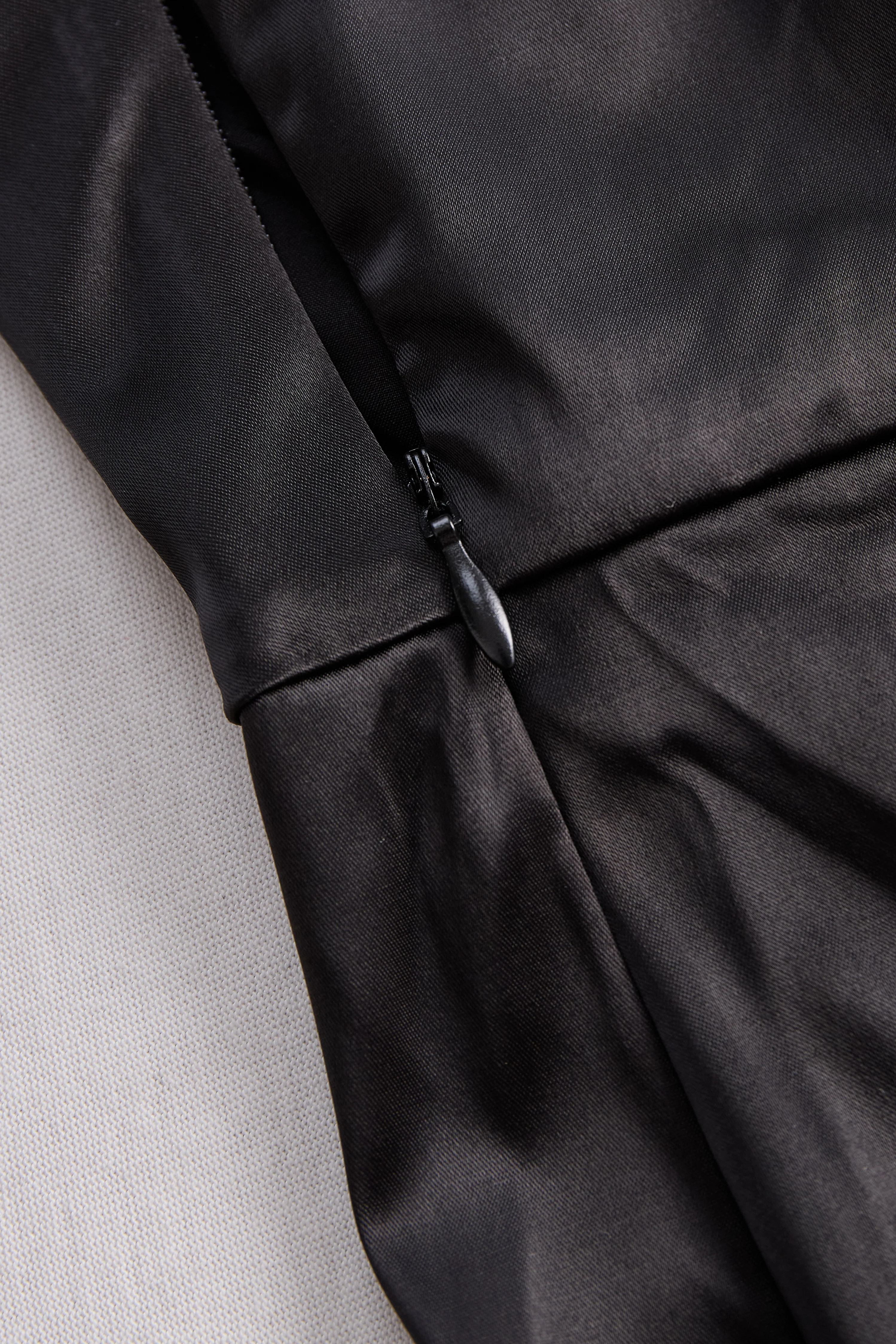 Glamorous Allure One-Shoulder Black Gown