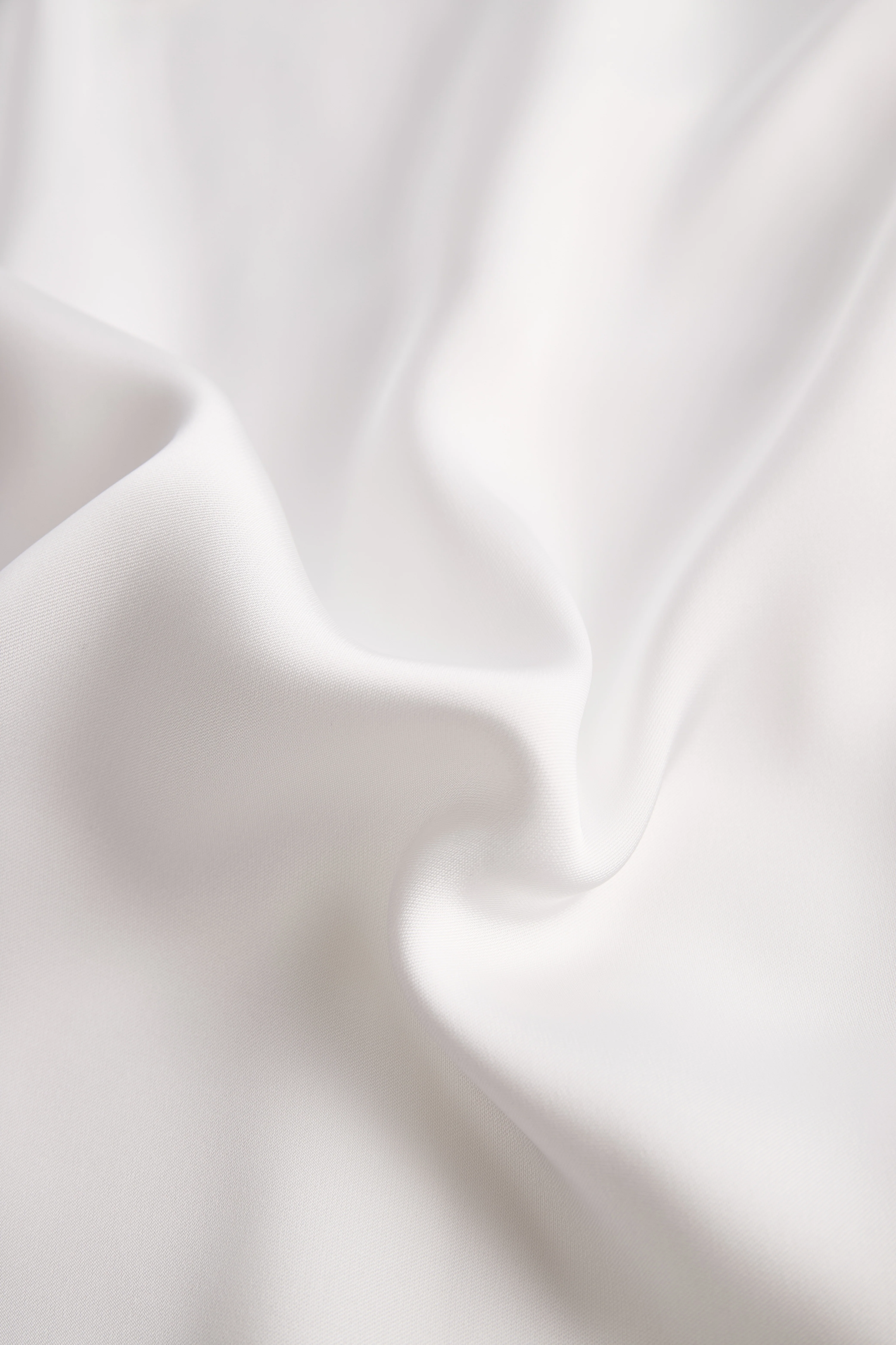 Elegant White Draped Top with Button Detail