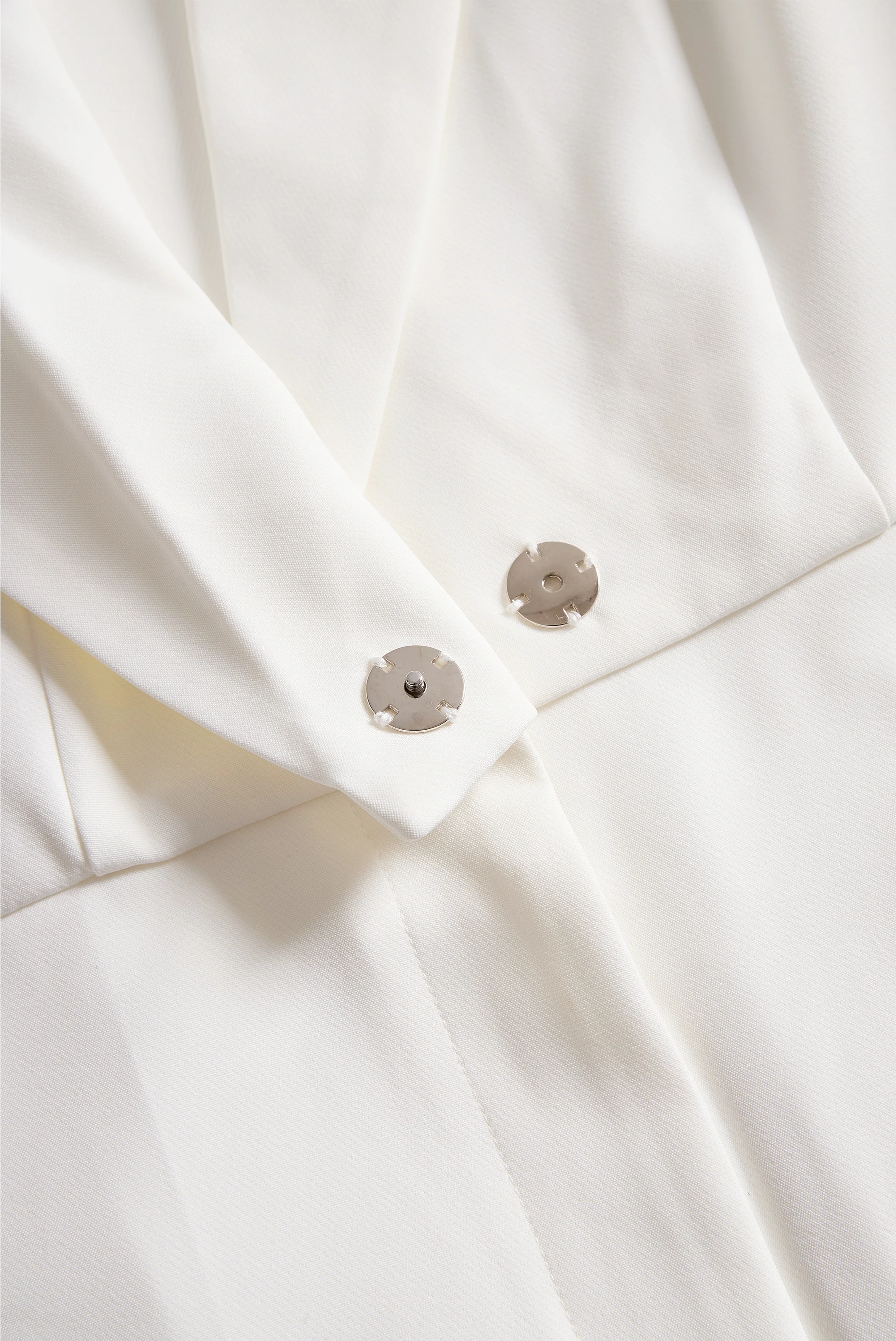 Classic Ivory Belted Jumpsuit