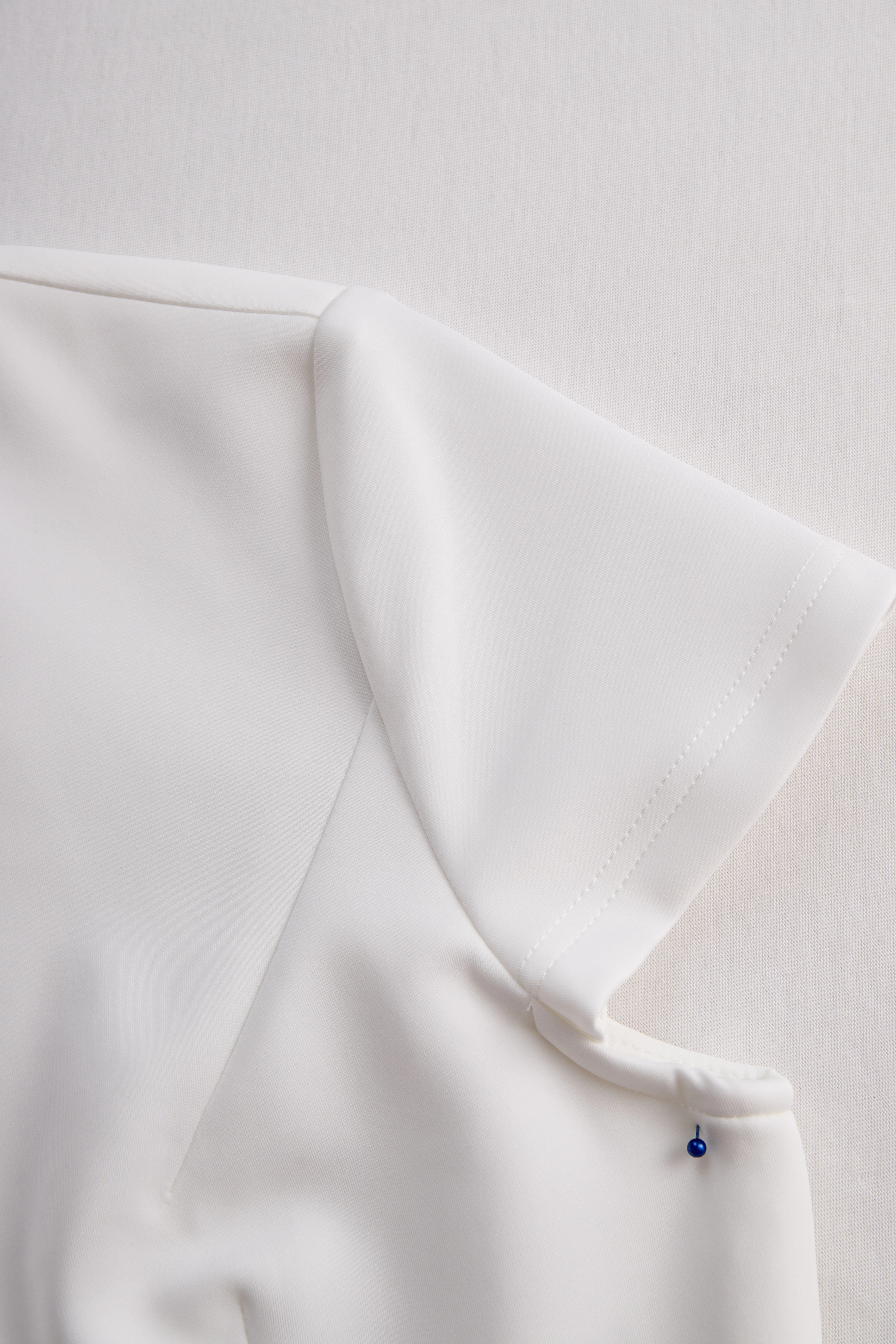 Elegant White Tailored Wrap Dress