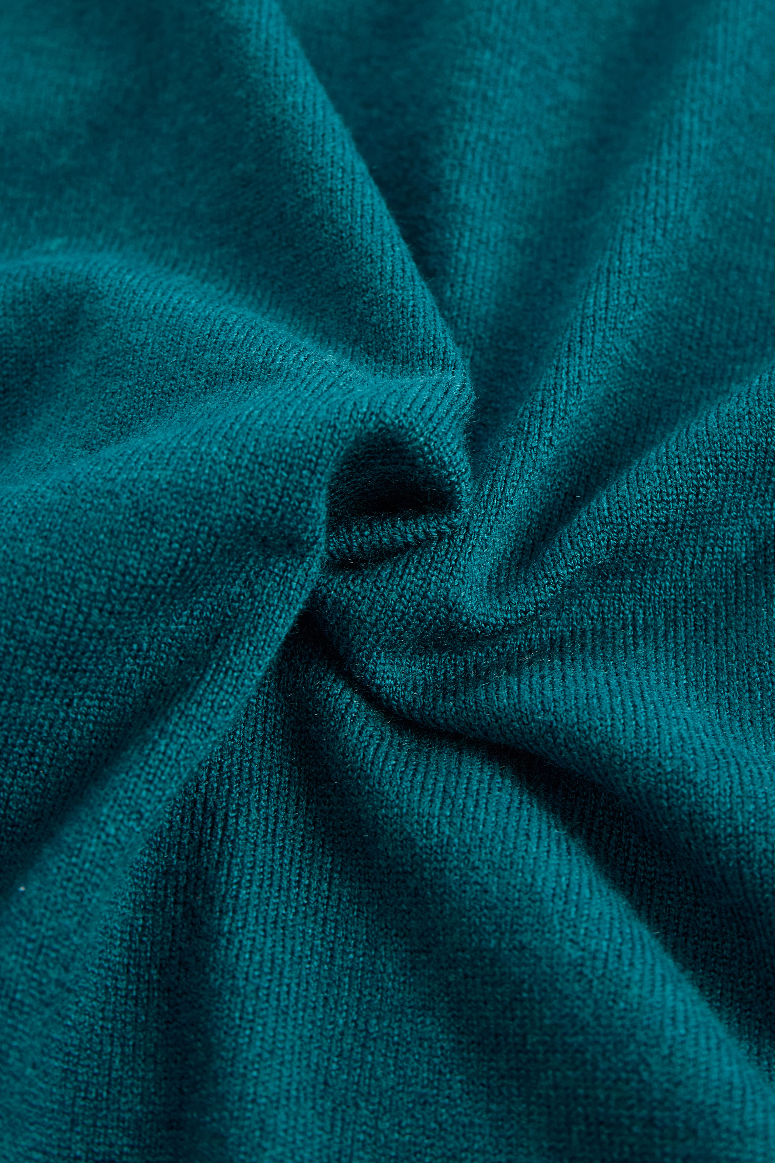 Elegant Teal Pleated Hem Bodycon Midi Dress