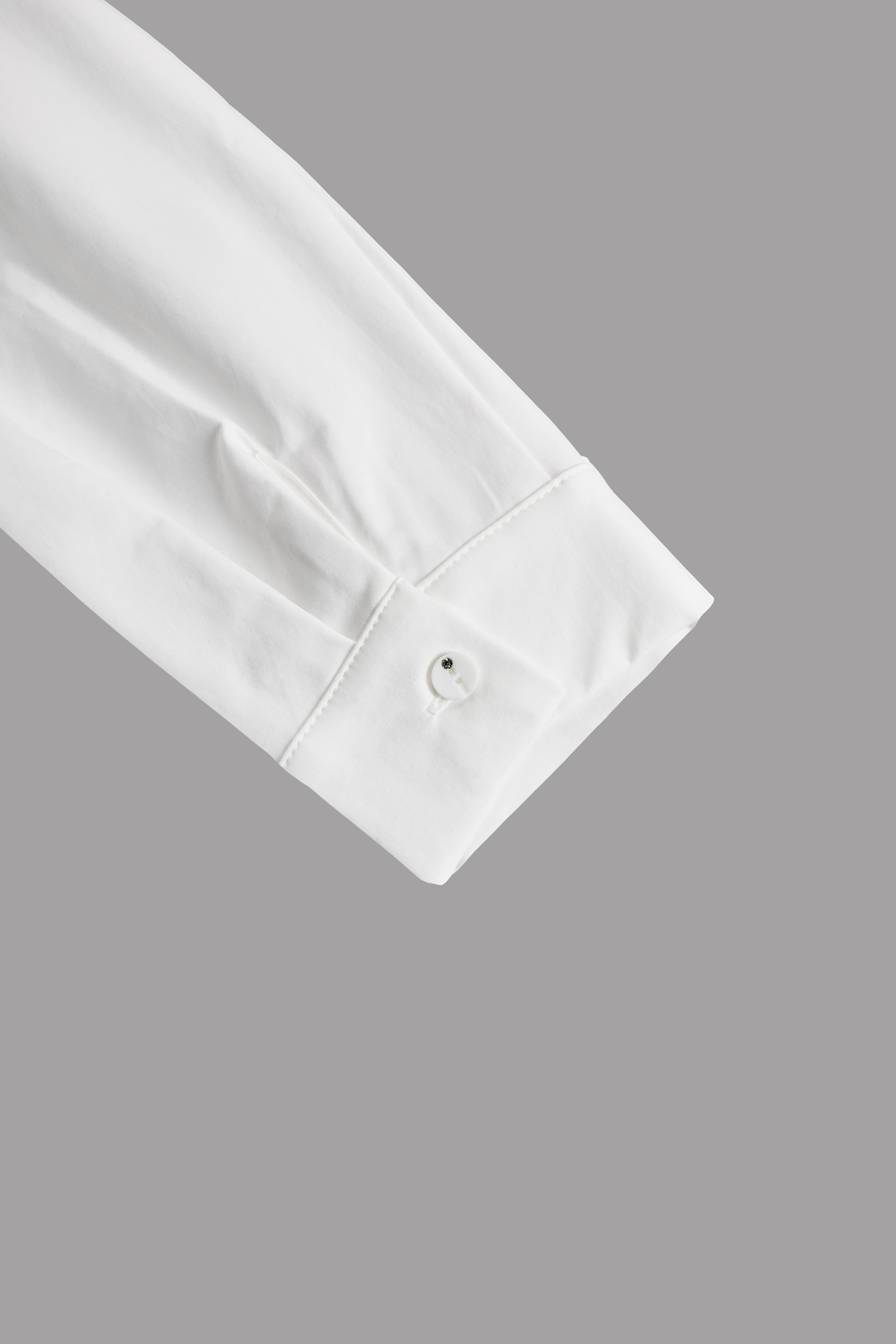 Elegant Plain Belted Shirt Dress With Pleated Skirt