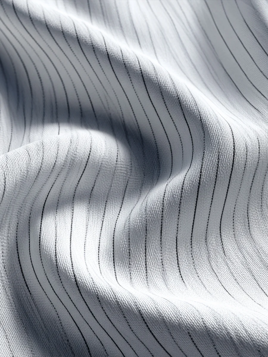 V-Neck Striped Asymmetrical Hem Dress