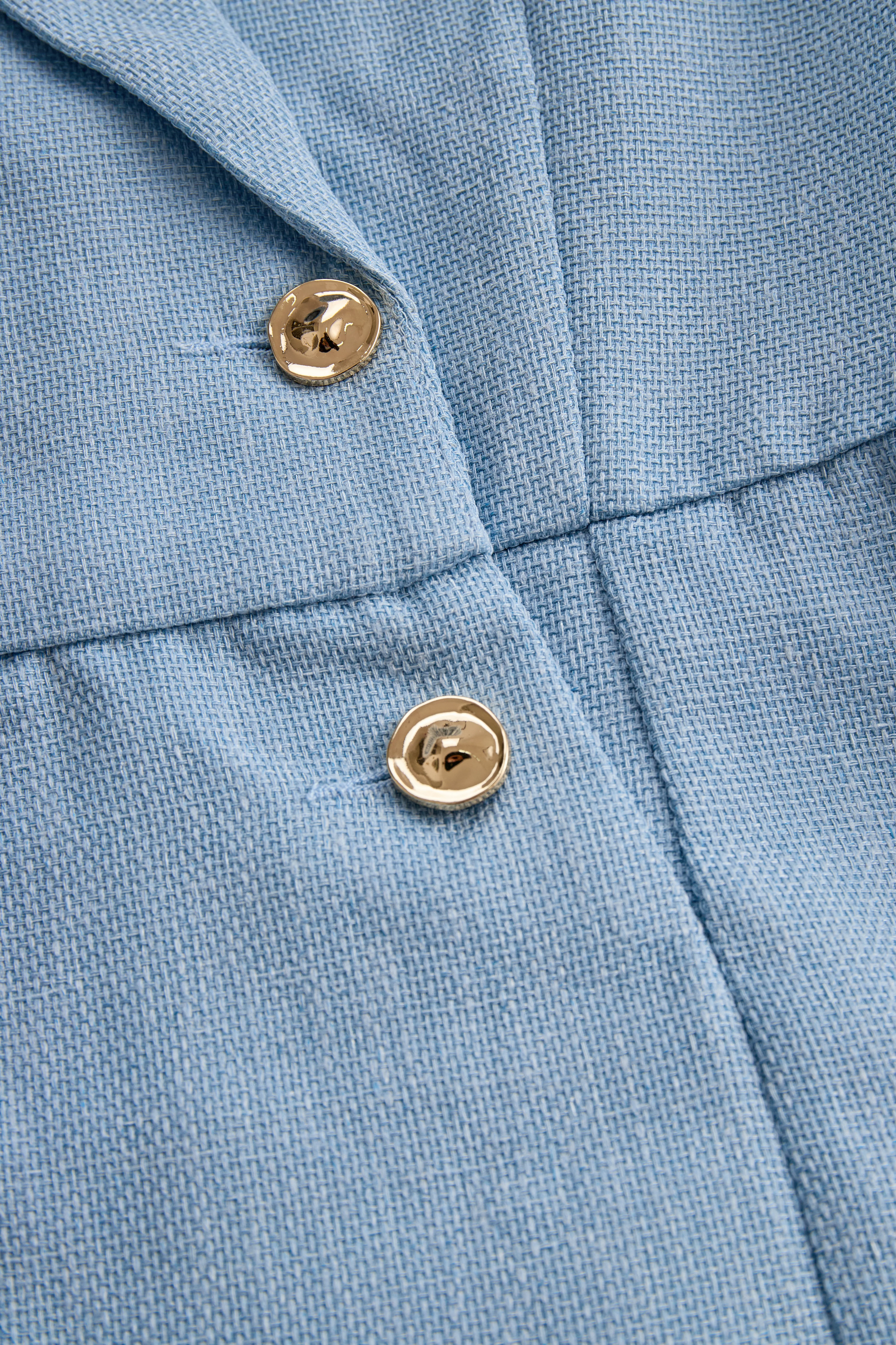 Sophisticated Sky Blue Blazer Dress