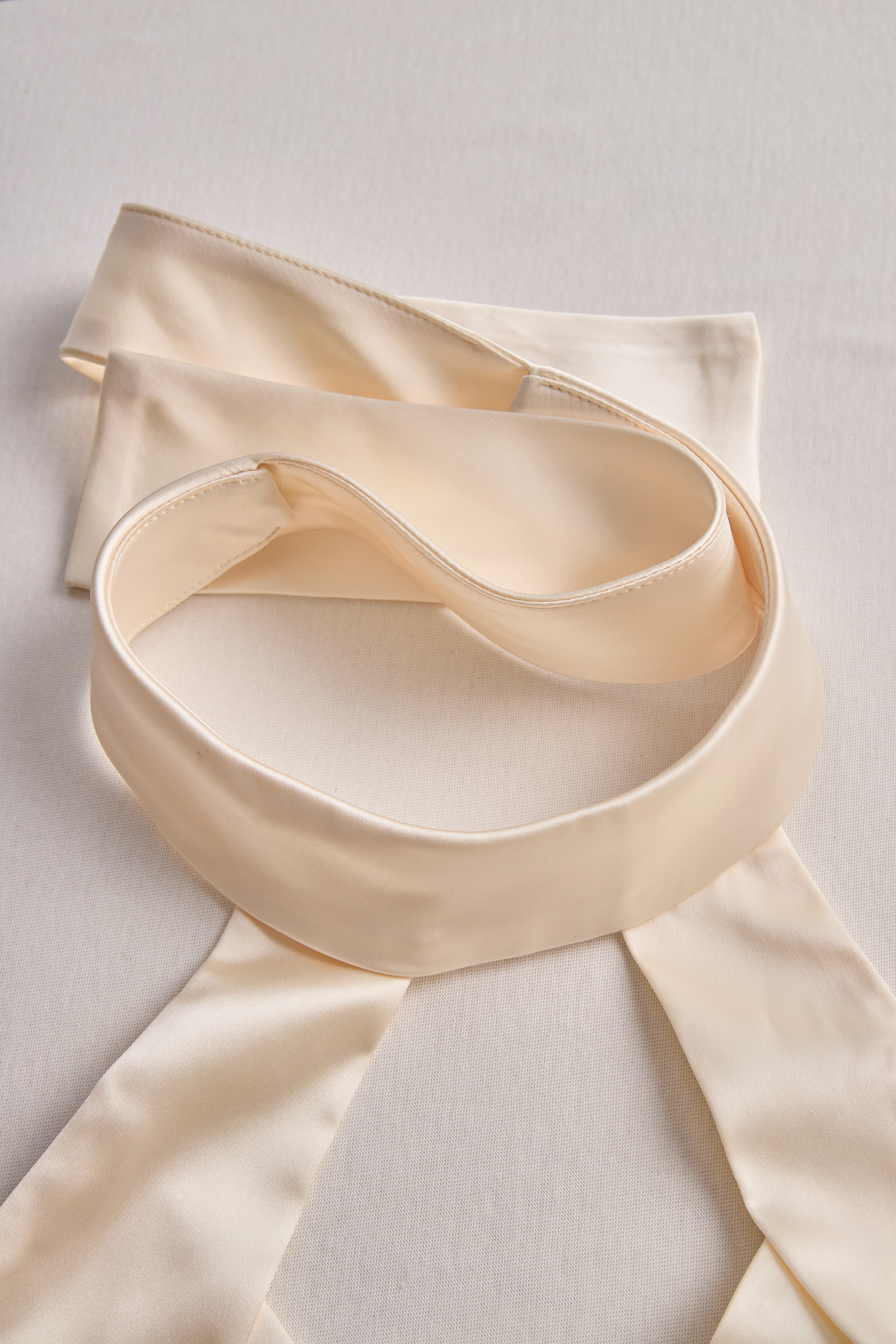 Stylish Satin Halter-Neck Mini Dress