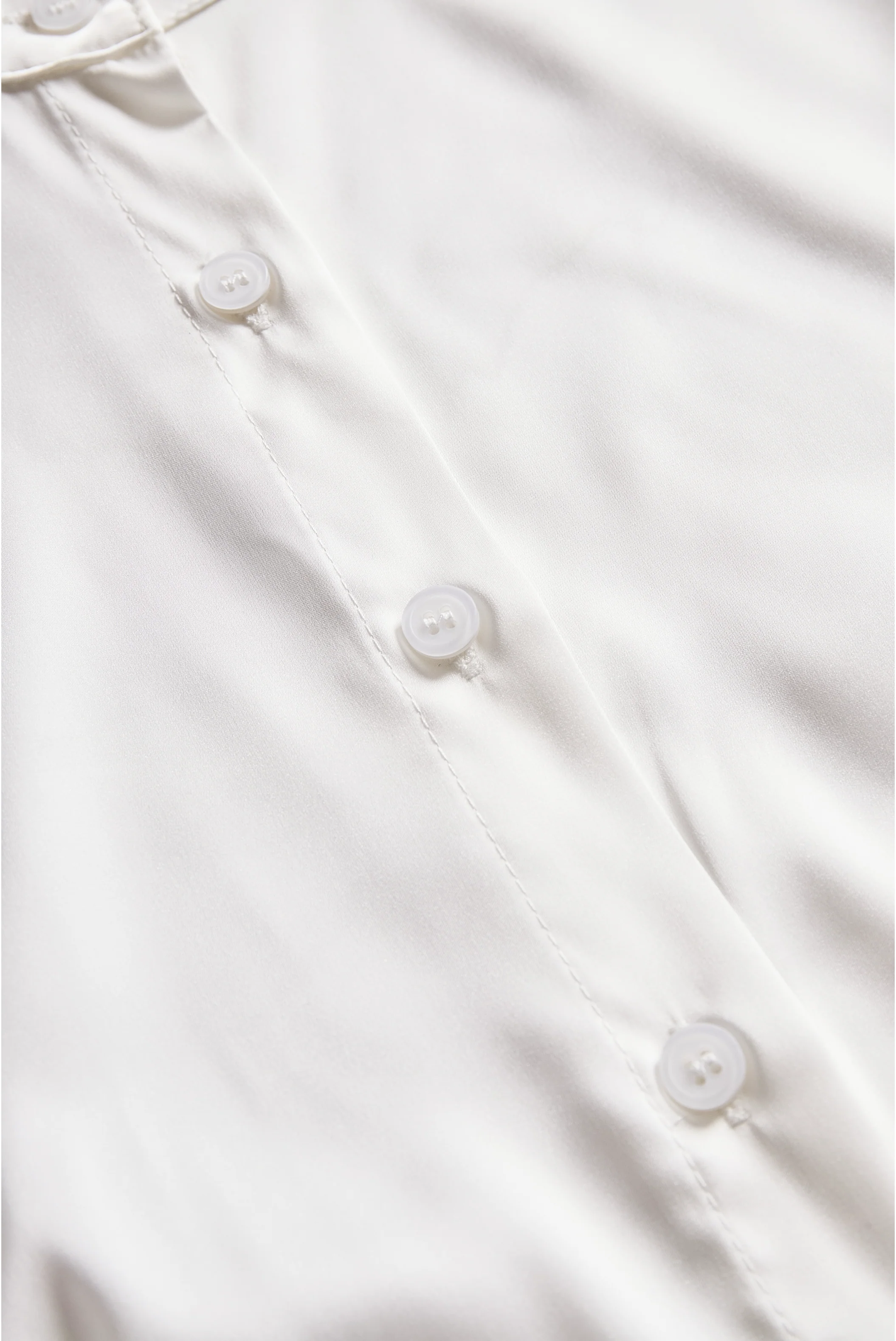 Luxurious Silk Satin Blouse with a Tailored Fit