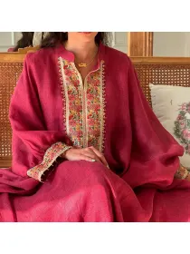 Womens Middle Eastern Gorgeous Casual Jalabiyas Dress