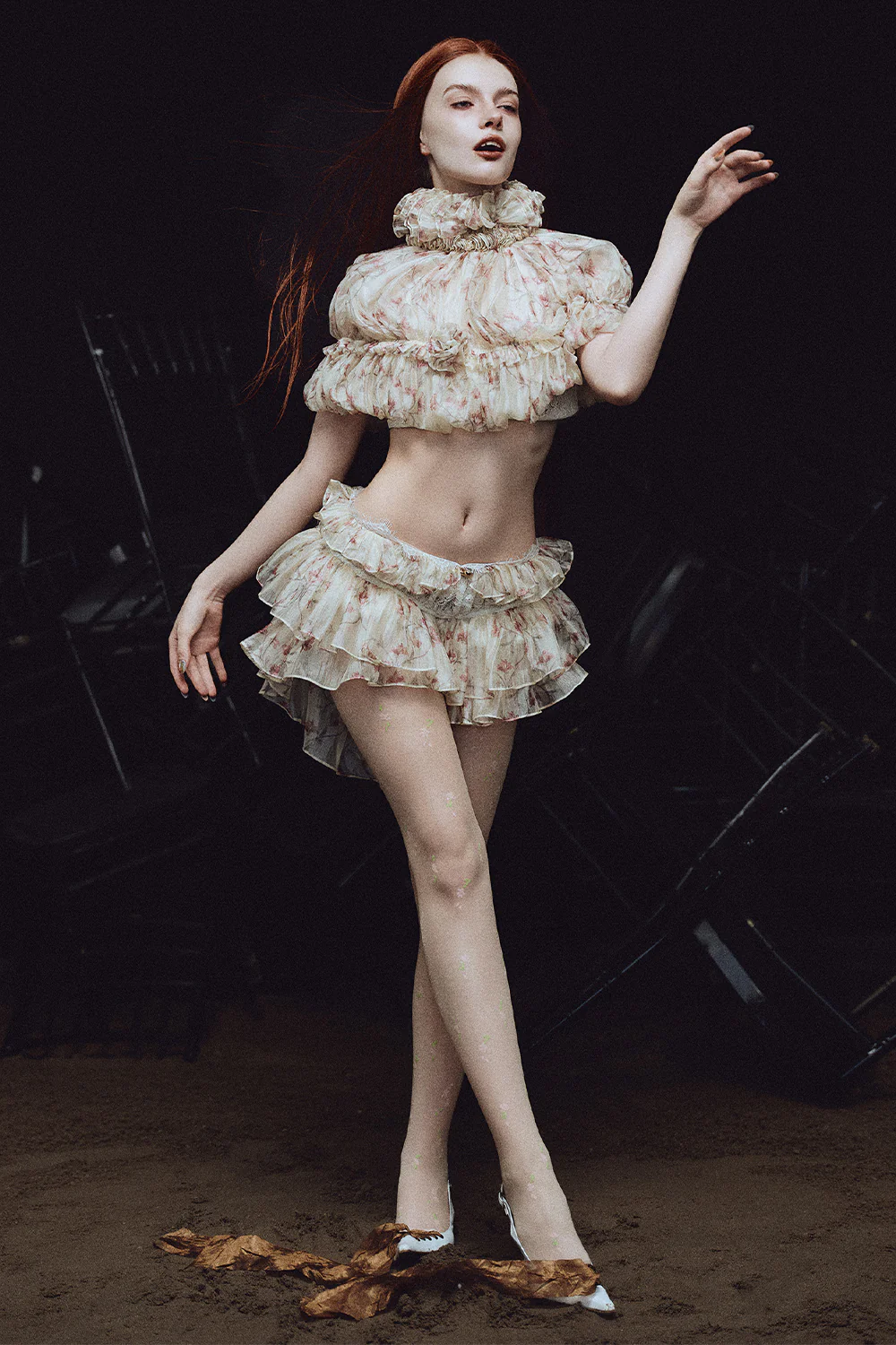 Titania Babydoll Ruffle Set