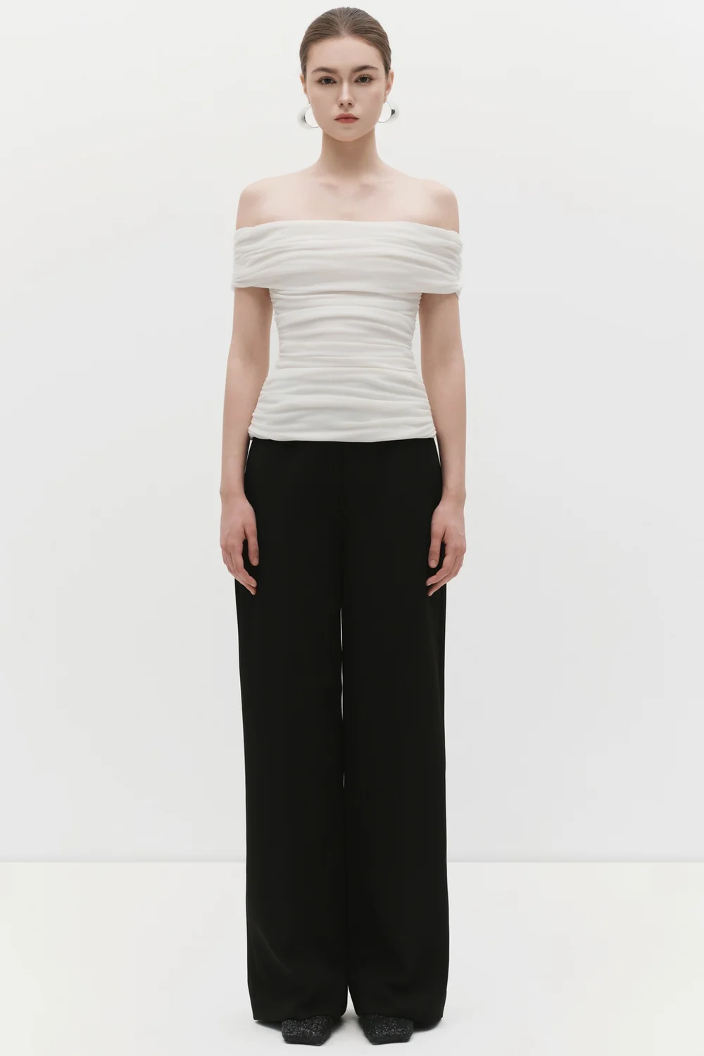 Ellie Off-Shoulder Gathering Top