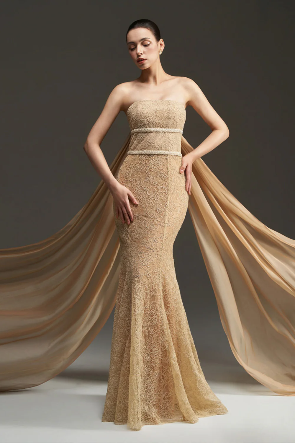 Skye Mermaid Bead Maxi Dress