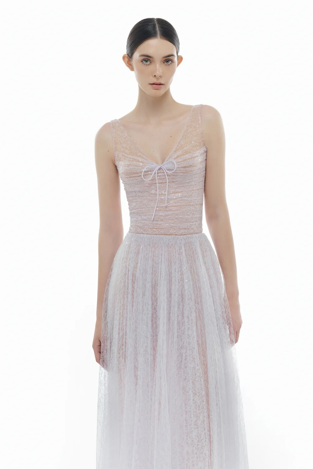 Selene V-Neck Sequin Maxi Dress