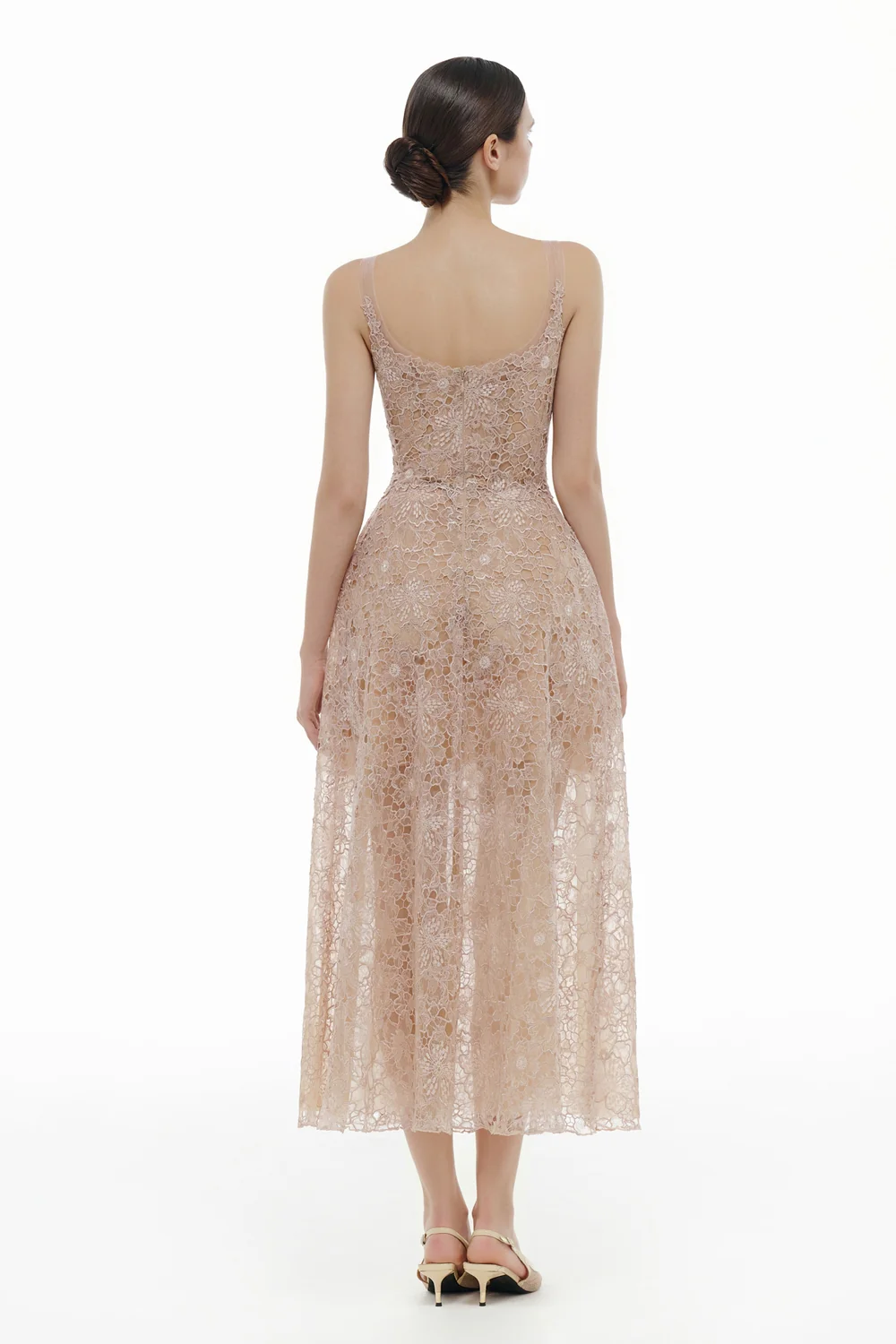 Seraphine Scoop Applique Maxi Dress