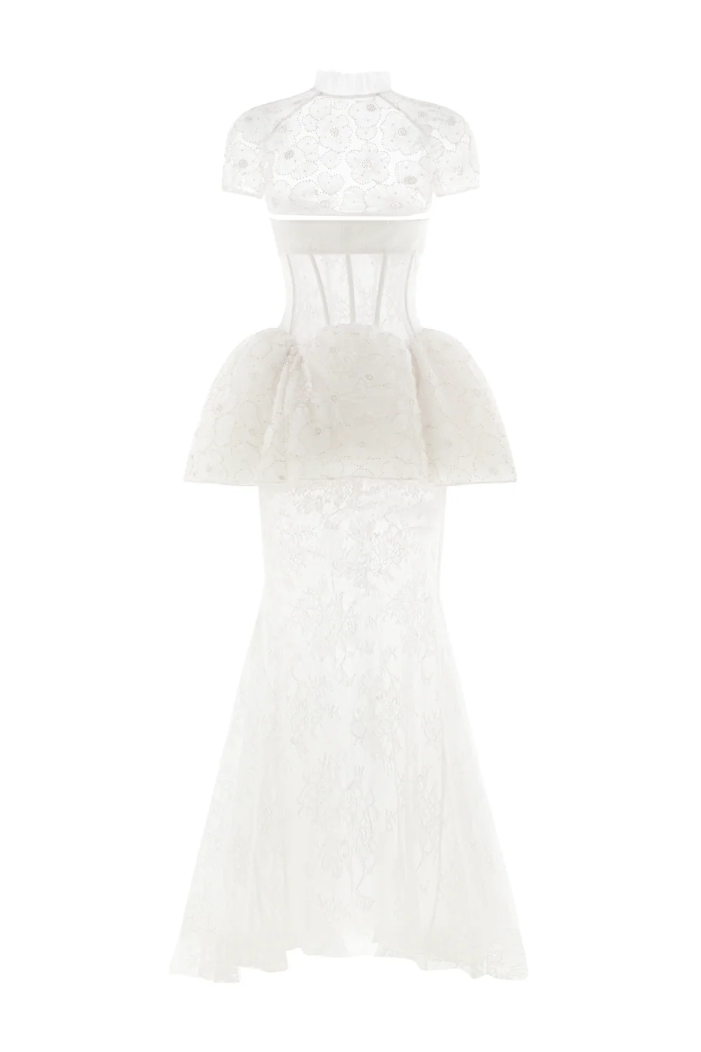 Ameline Mermaid Draped Maxi Dress