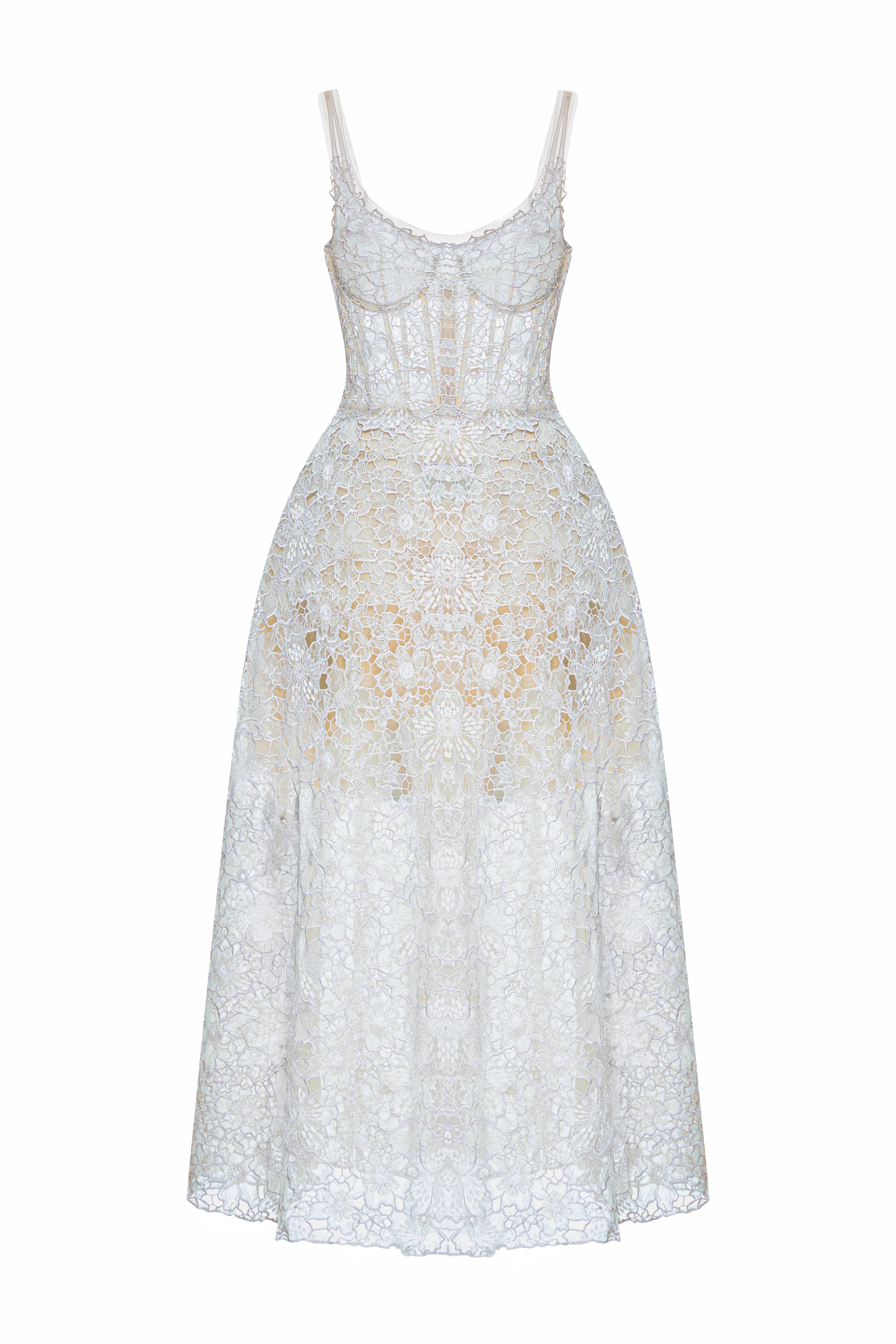 Seraphine Scoop Applique Maxi Dress