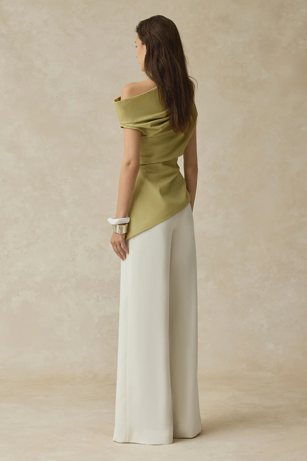 Phoebe Asymmetric Cotton Top