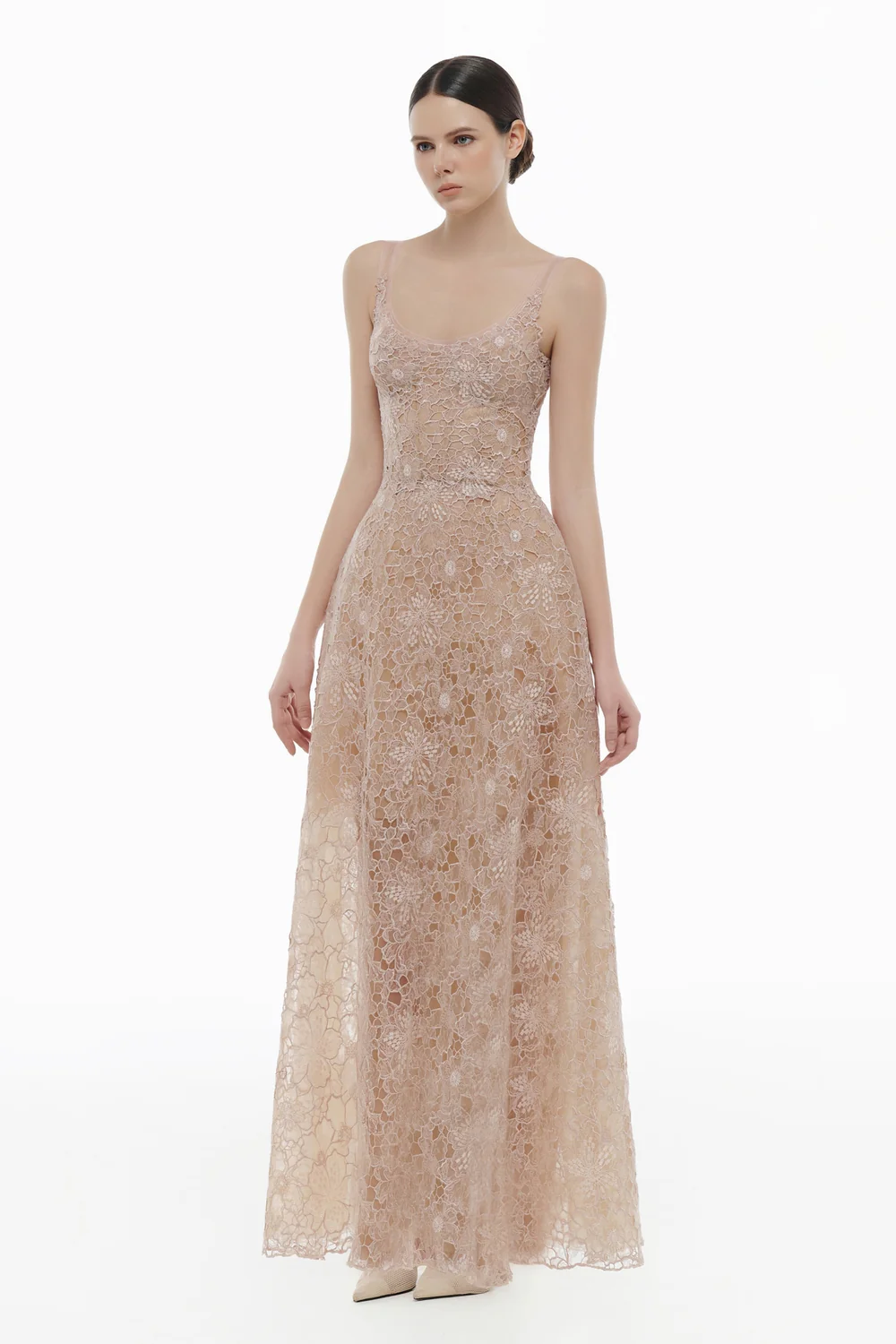 Seraphine Scoop Applique Maxi Dress