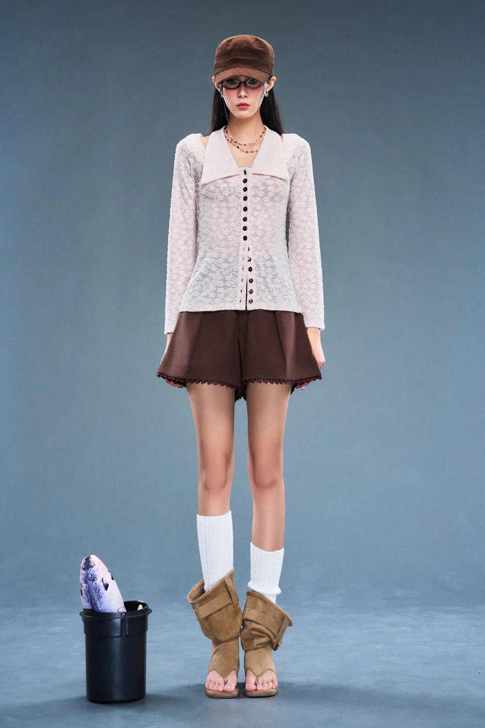 Witness Collared Lace Top