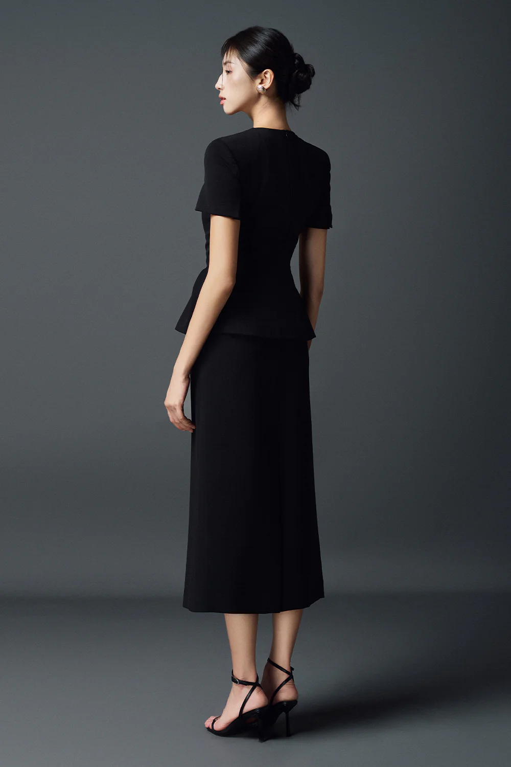 Calla A-line Basic Polycotton Midi Skirt