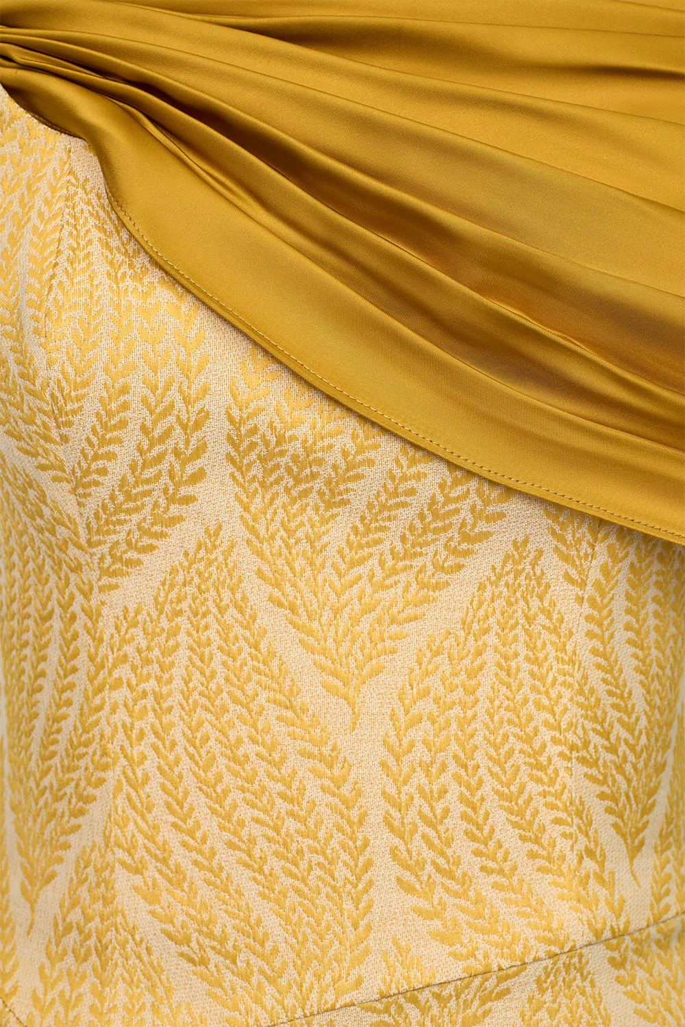 Radiant A-line Cold Shoulder Sleeved Cotton Jersey Calf Length Dress