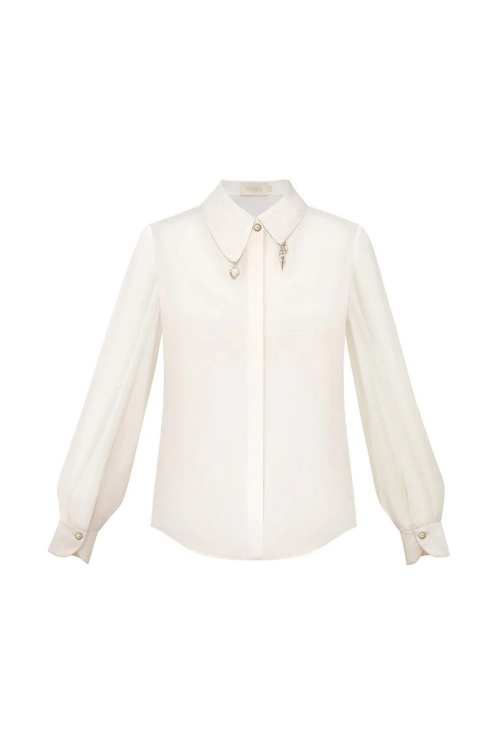 Riva Straight Collared Neck Rayon Shirt