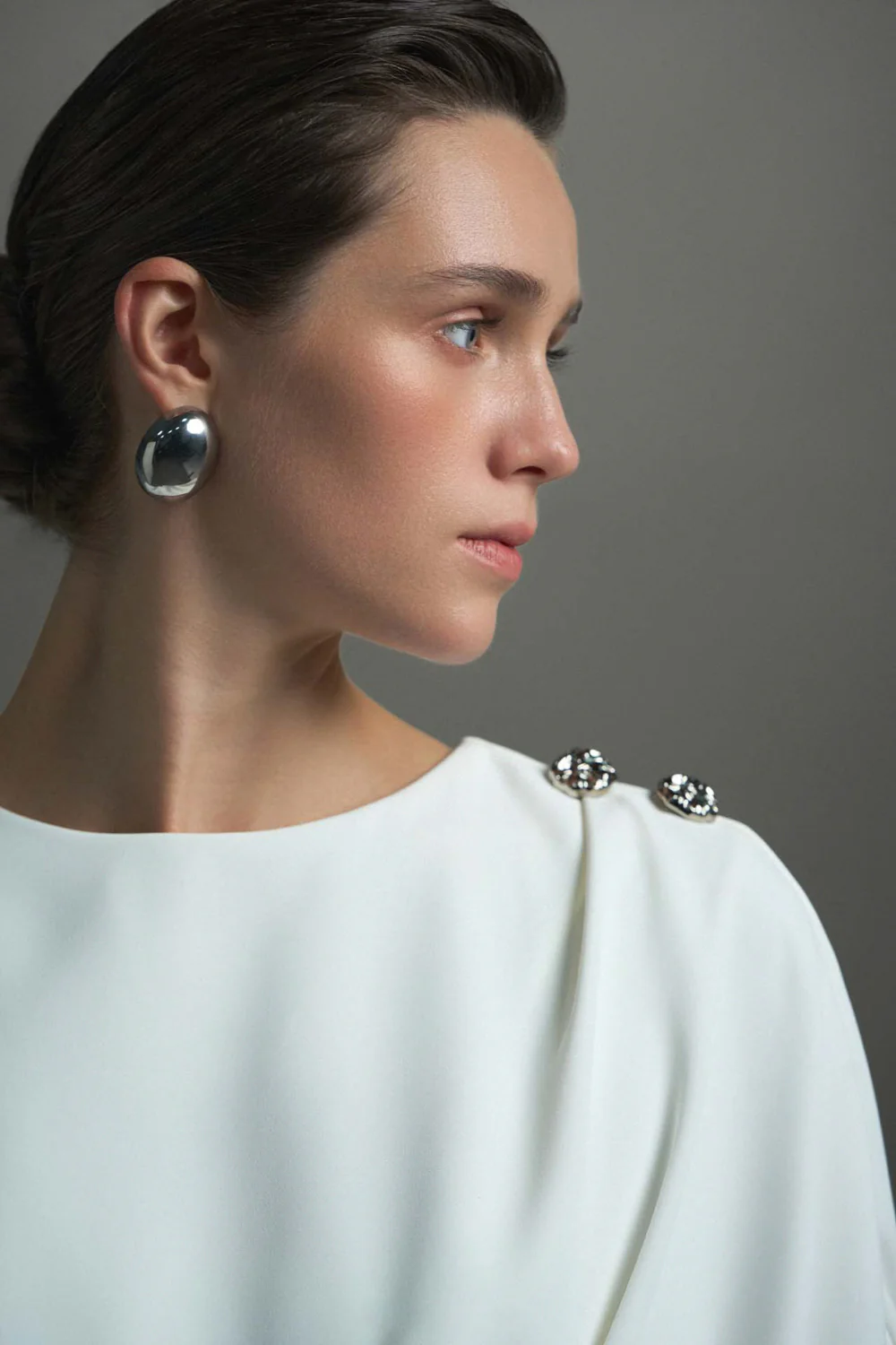 Esther Batwing Sleeve Button Maxi Dress